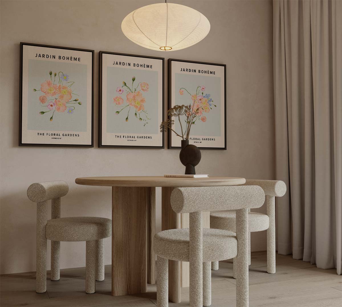 Jardin Bohème bloemencollectie Kunstwerk-canvas-dibond-plexiglas-wanddecoratie-WallArtistic