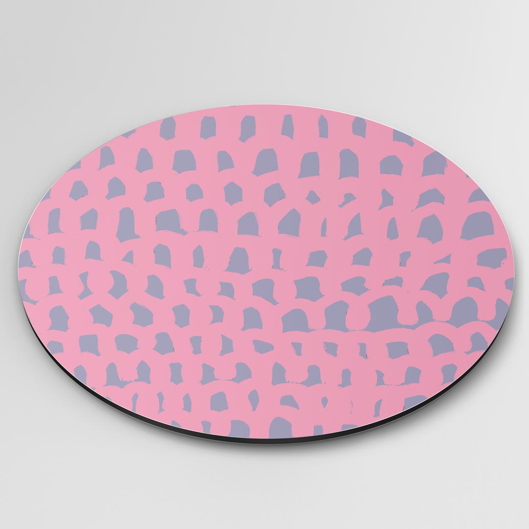 Hippe Roze Muurcirkel