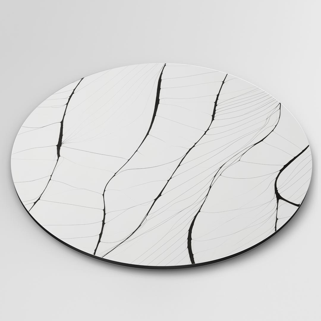 Minimalistische Abstracte Muurcirkel