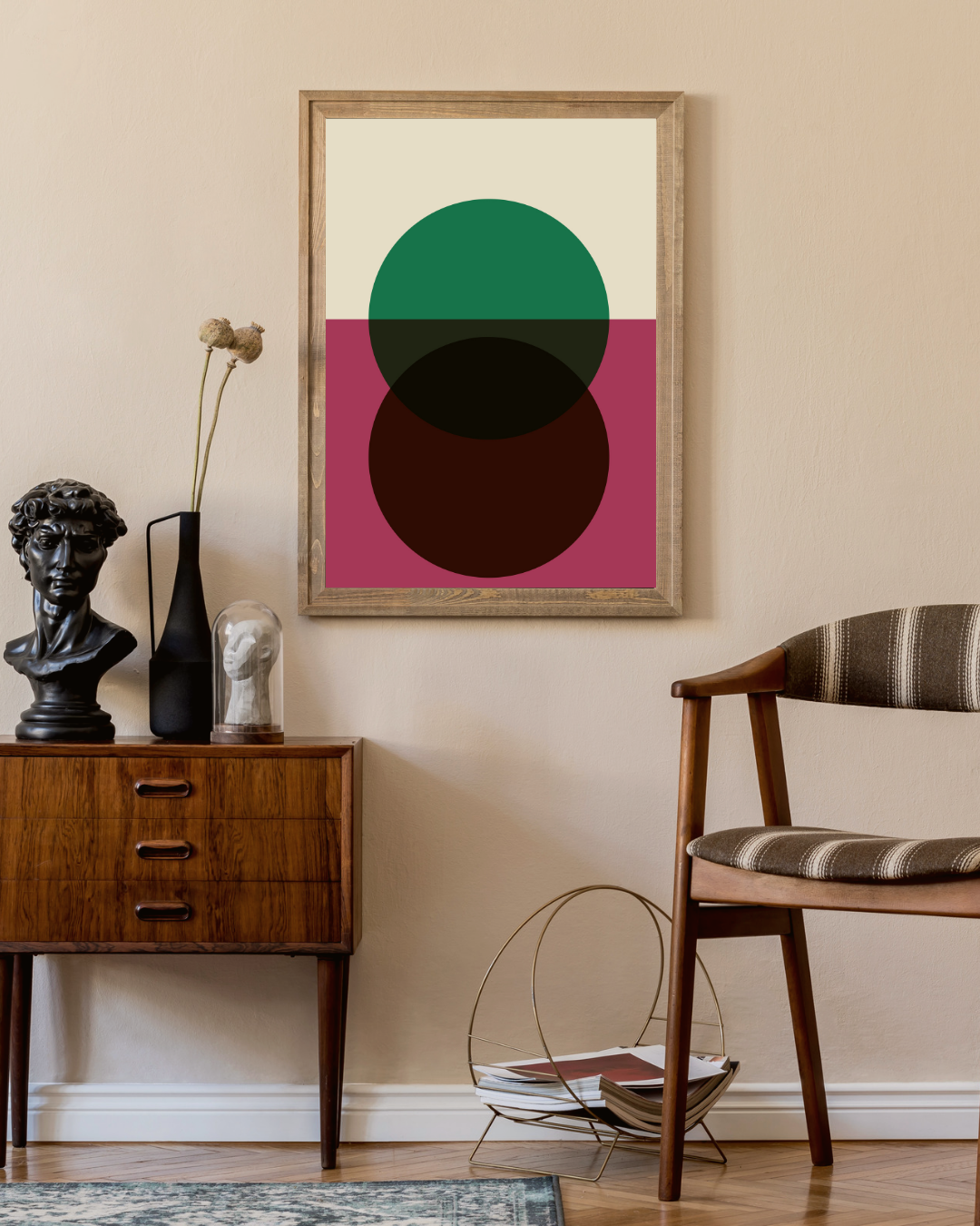 Bauhaus cirkel no2 Poster