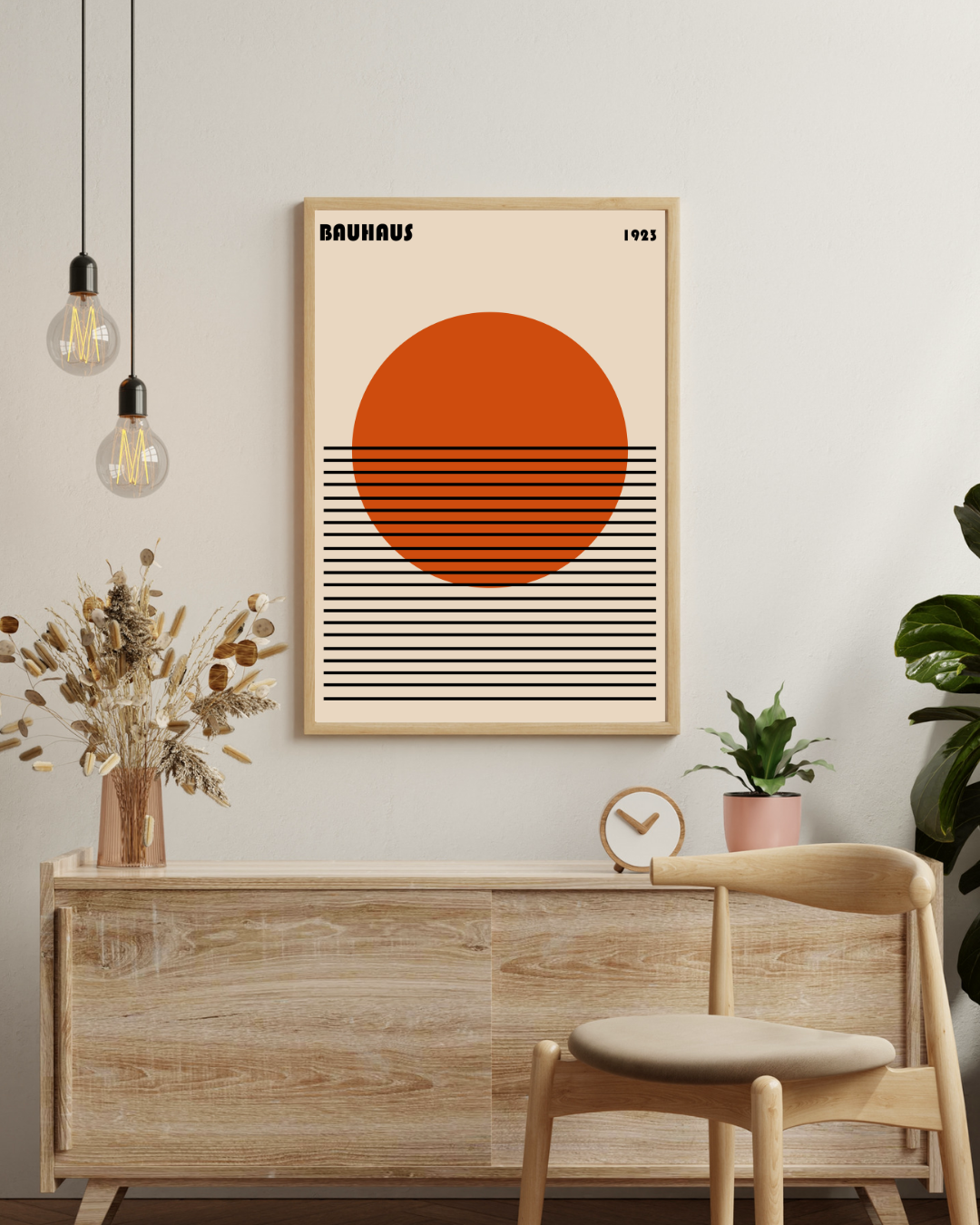 Bauhaus zon Poster