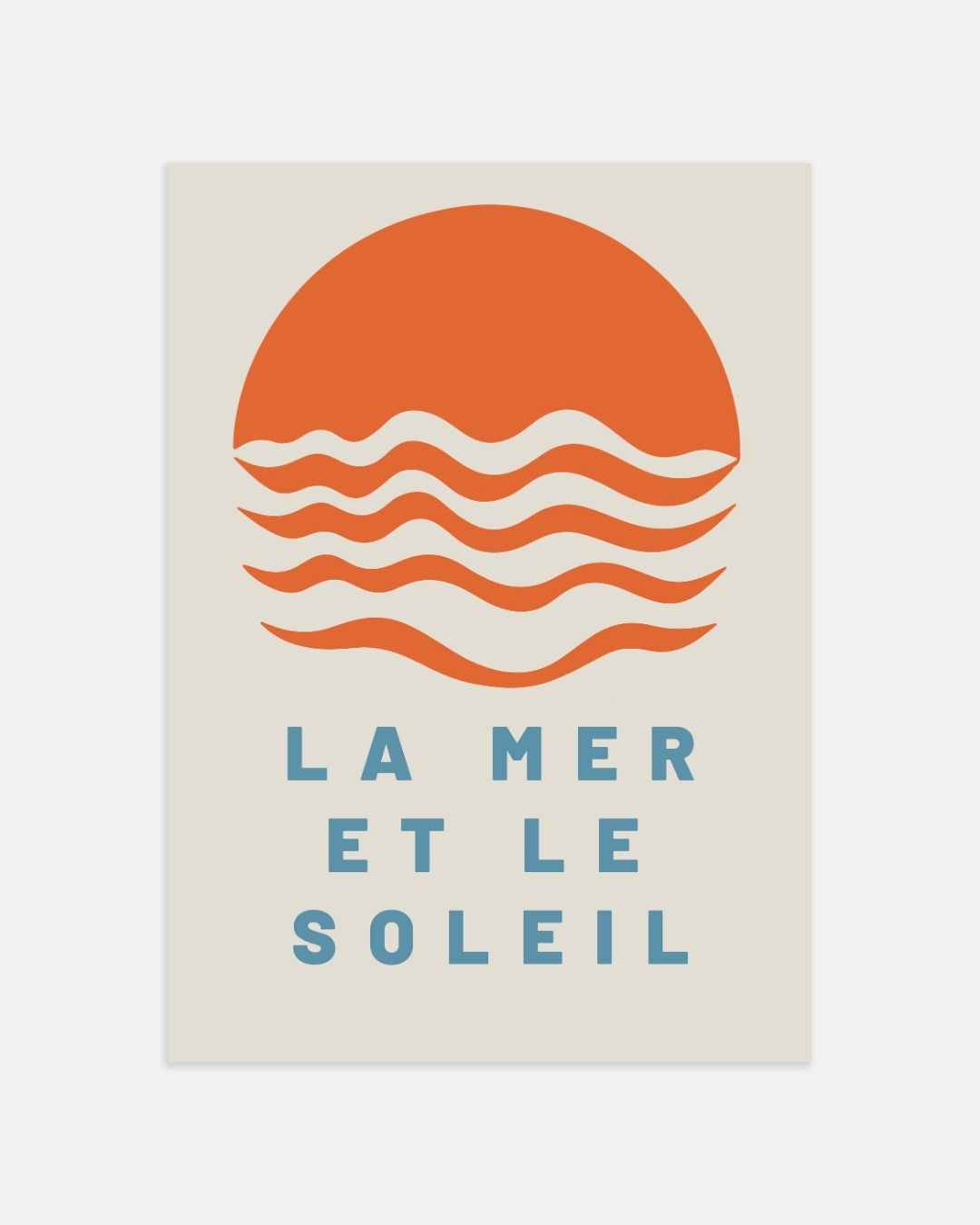 La Mer et le Soleil Poster