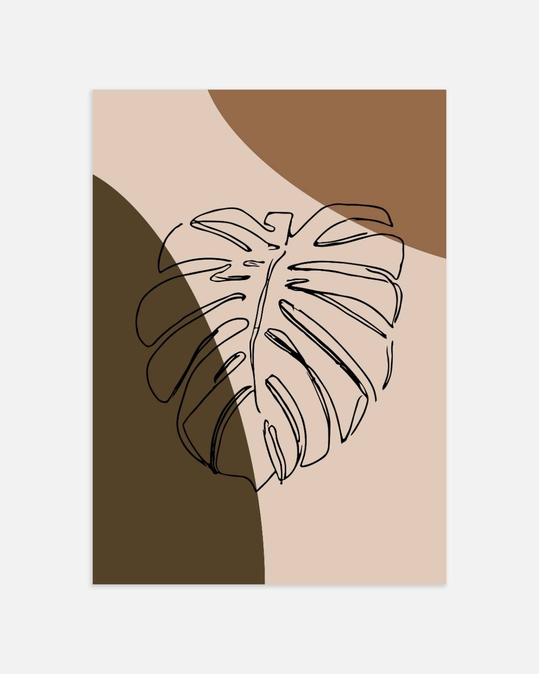 Tropische bladeren poster