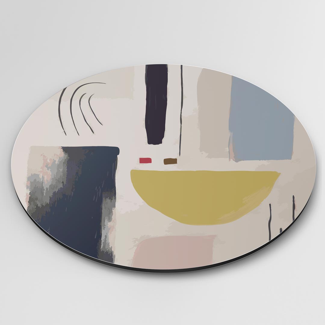 Abstracte Kunst Muurcirkel