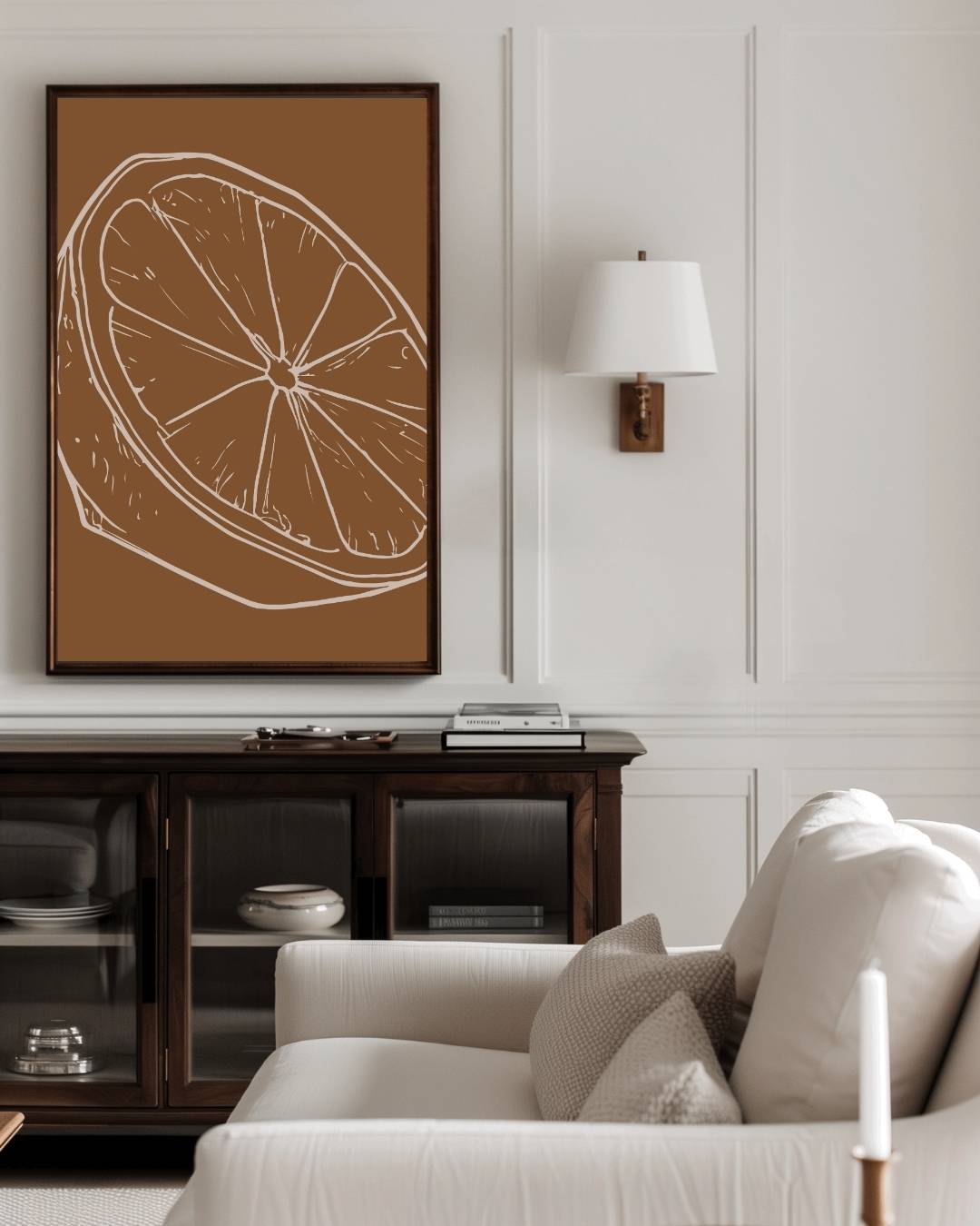 Orange slice Poster