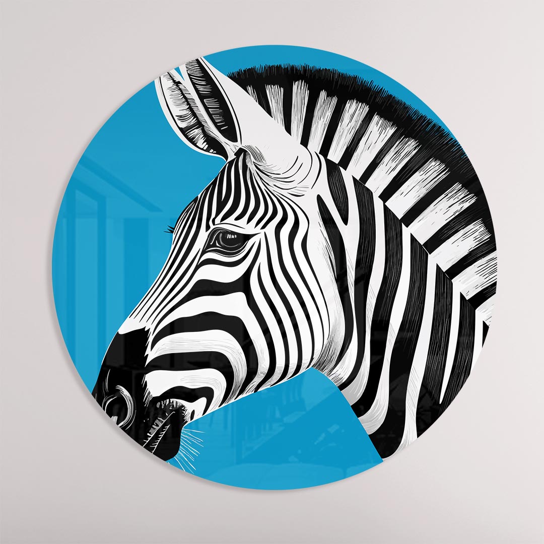 Zebra Muurcirkel