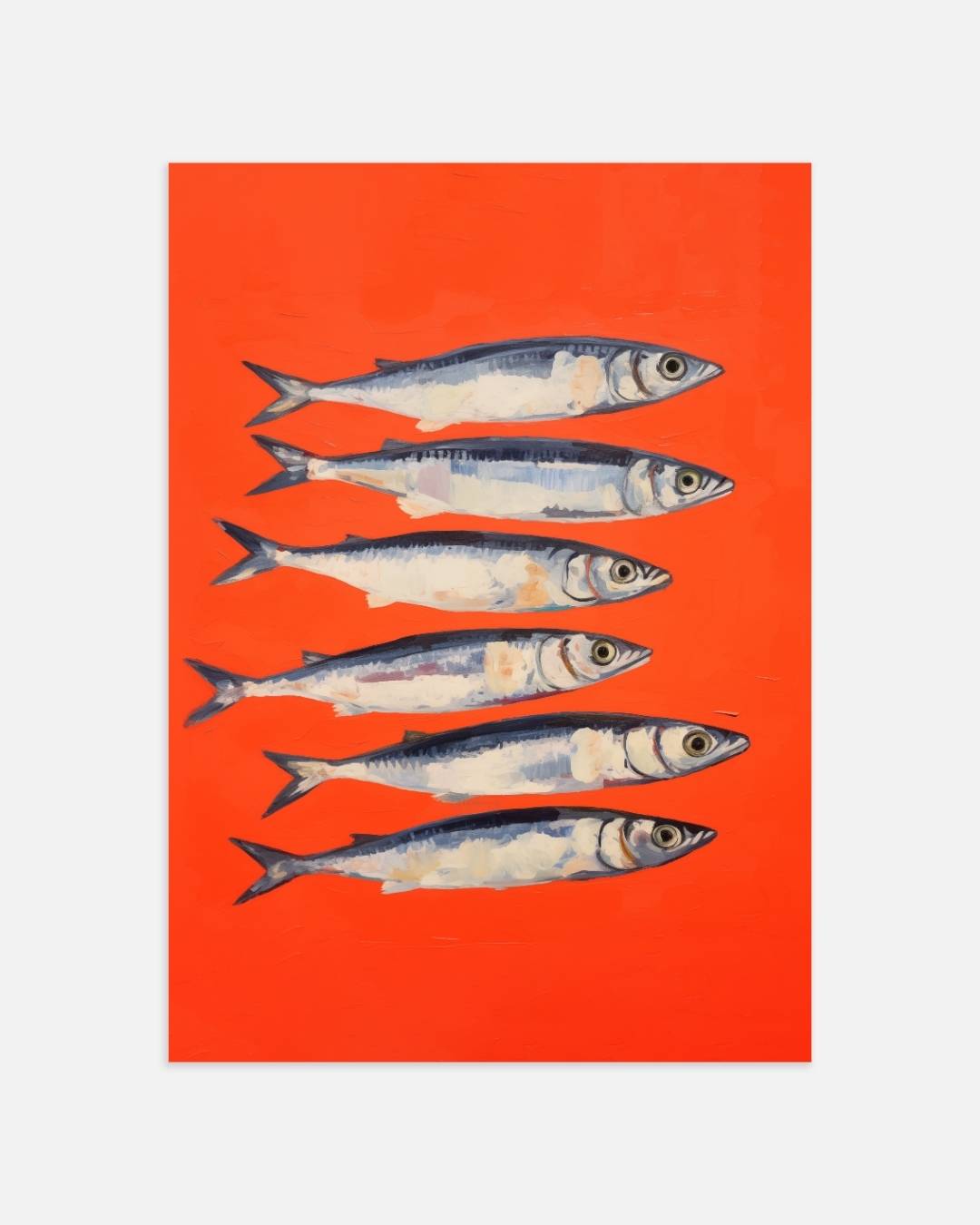 Sardines op rij Poster