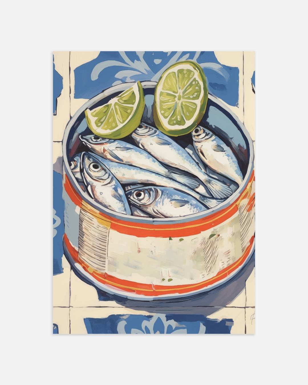 Sardines en limoen Poster