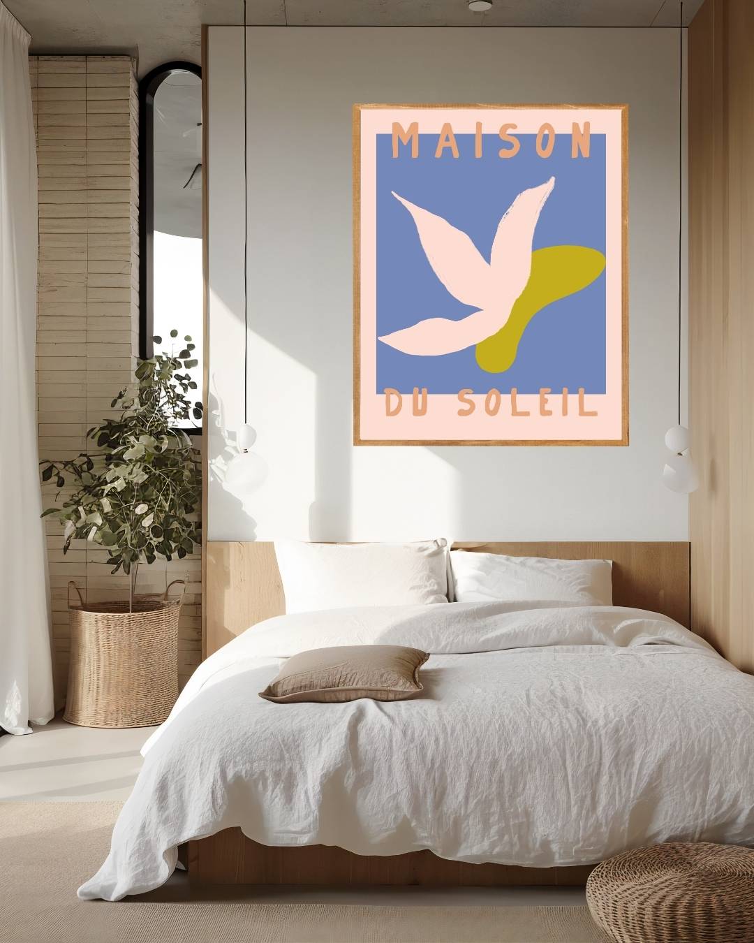 Soleil abstrait Poster