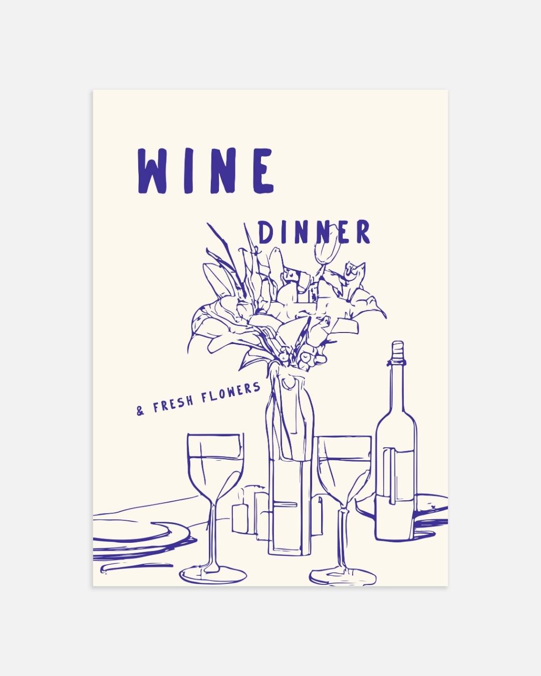 Wine dinner Poster