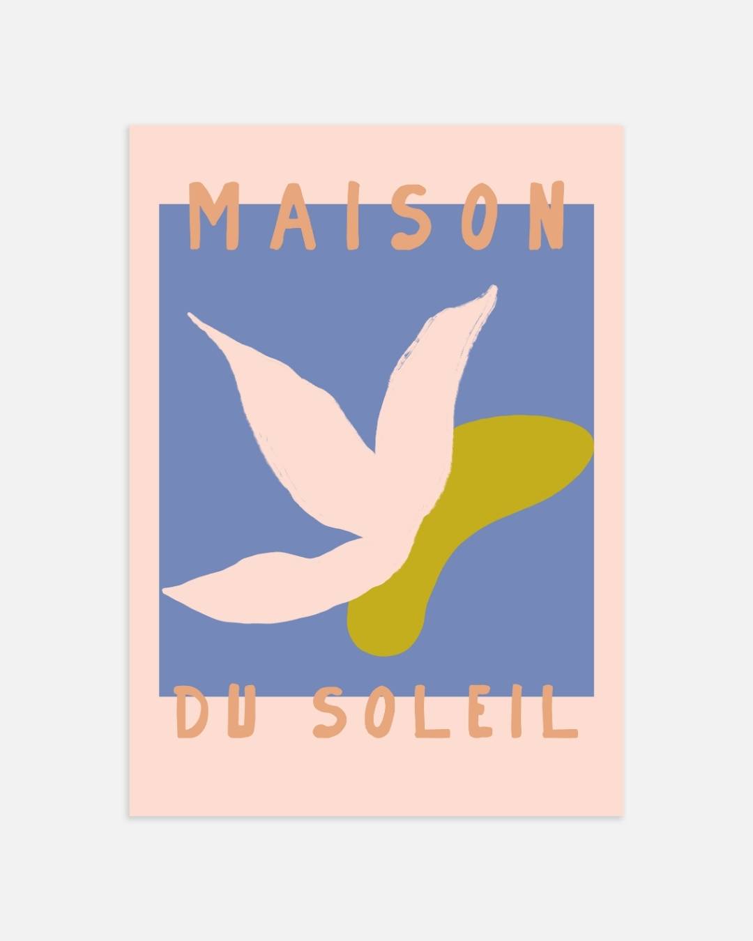 Soleil abstrait Poster