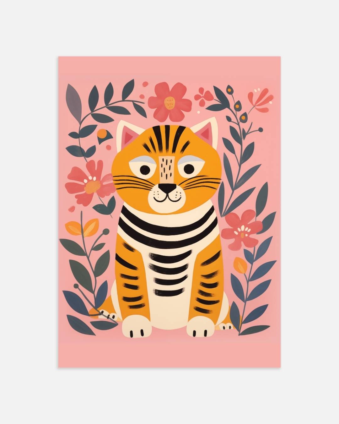 Vrolijke tijger Poster