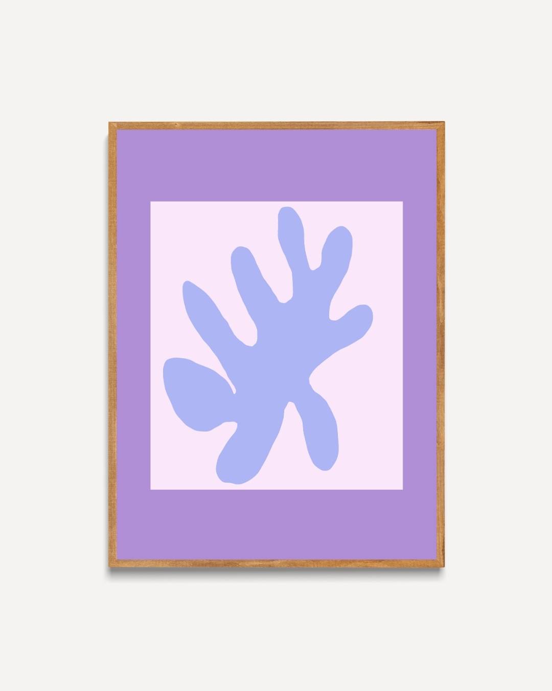 Abstract violet Poster