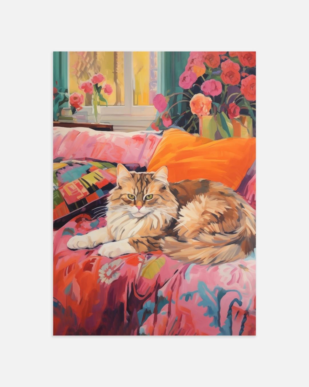 Knusse Kat Poster
