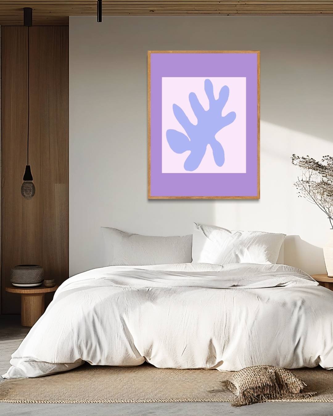 Abstract violet Poster