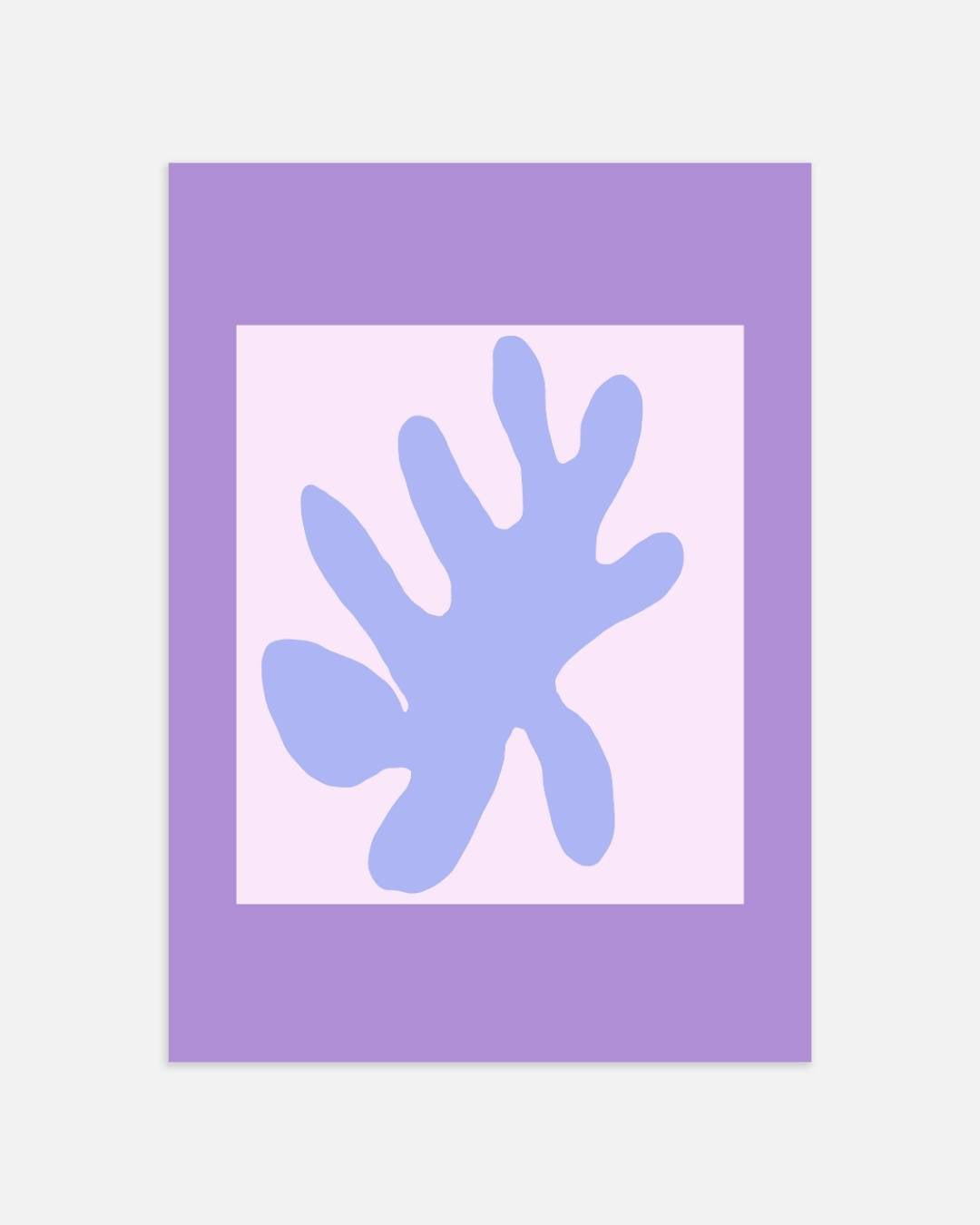Abstract violet Poster