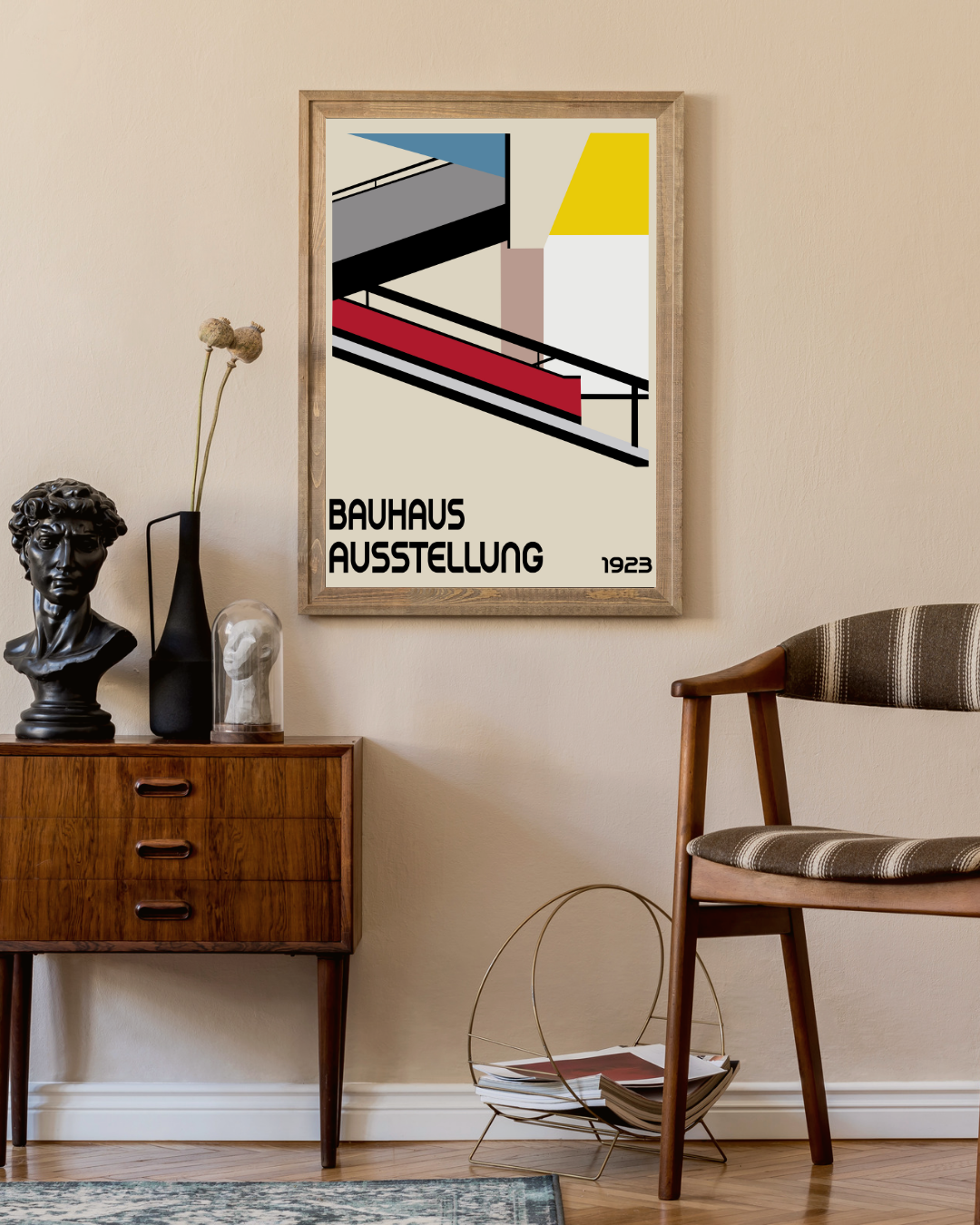 Bauhaus abstract ausstellung Poster