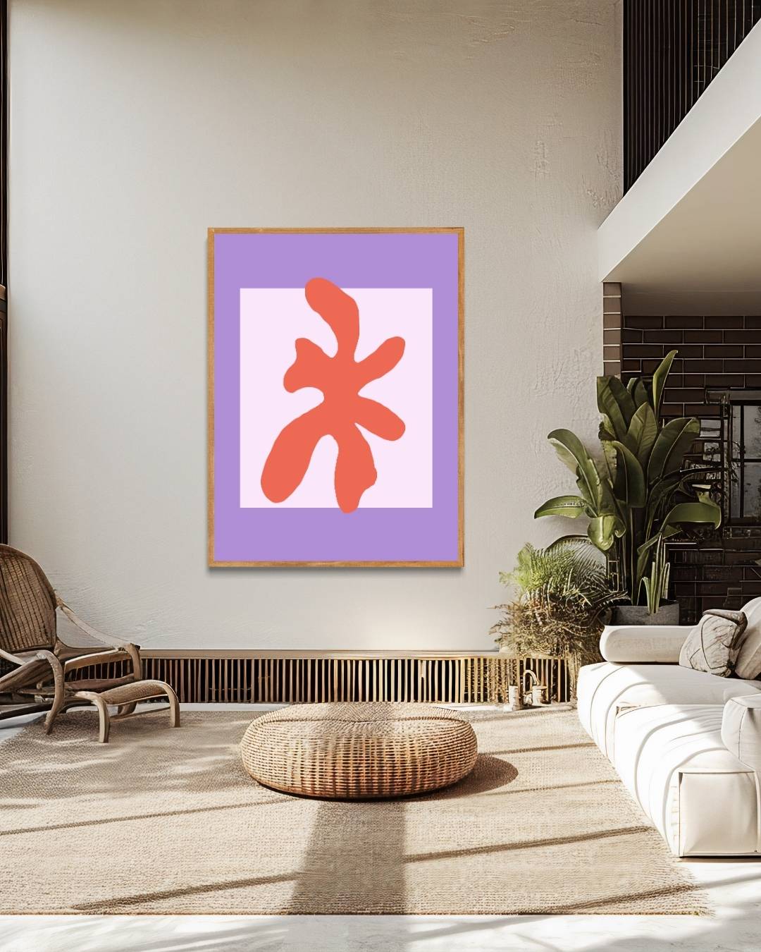 Abstract coral Poster