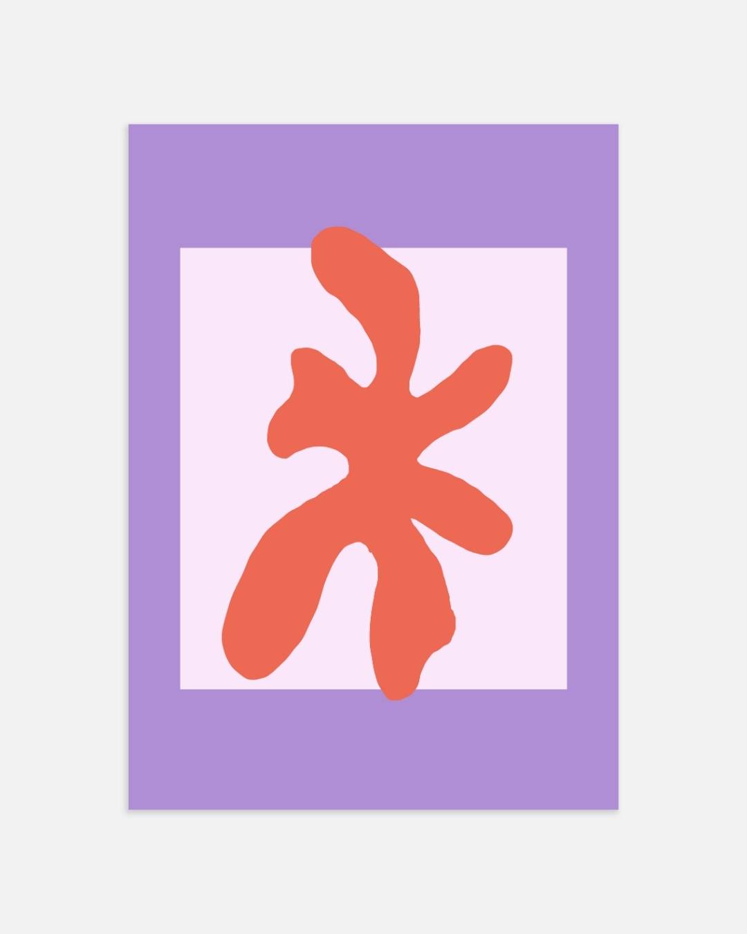 Abstract coral Poster