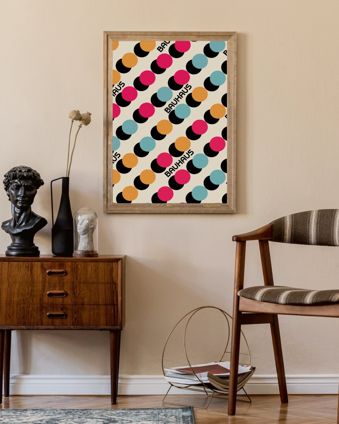 Bauhaus stippen Poster