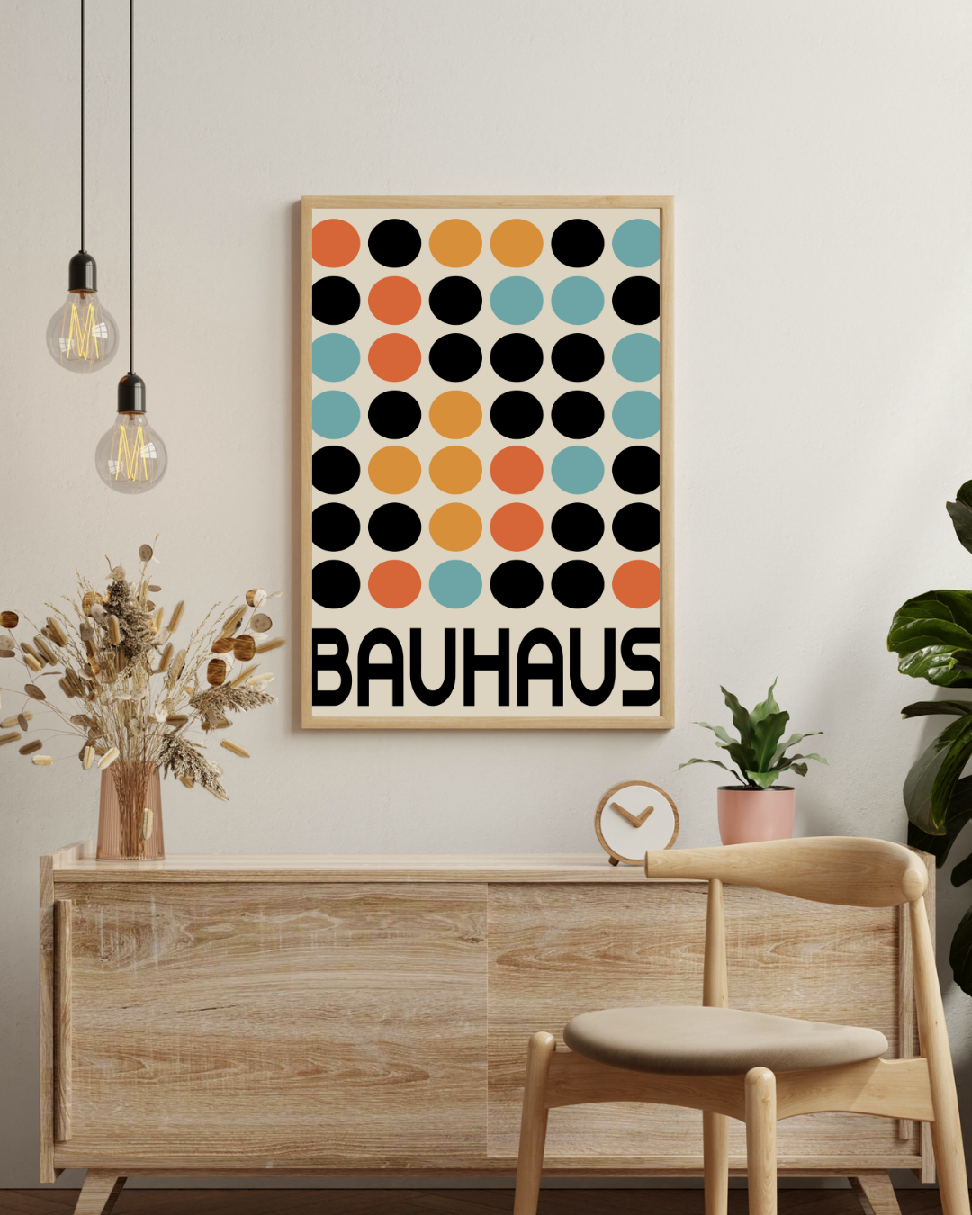 Bauhaus stippen Poster