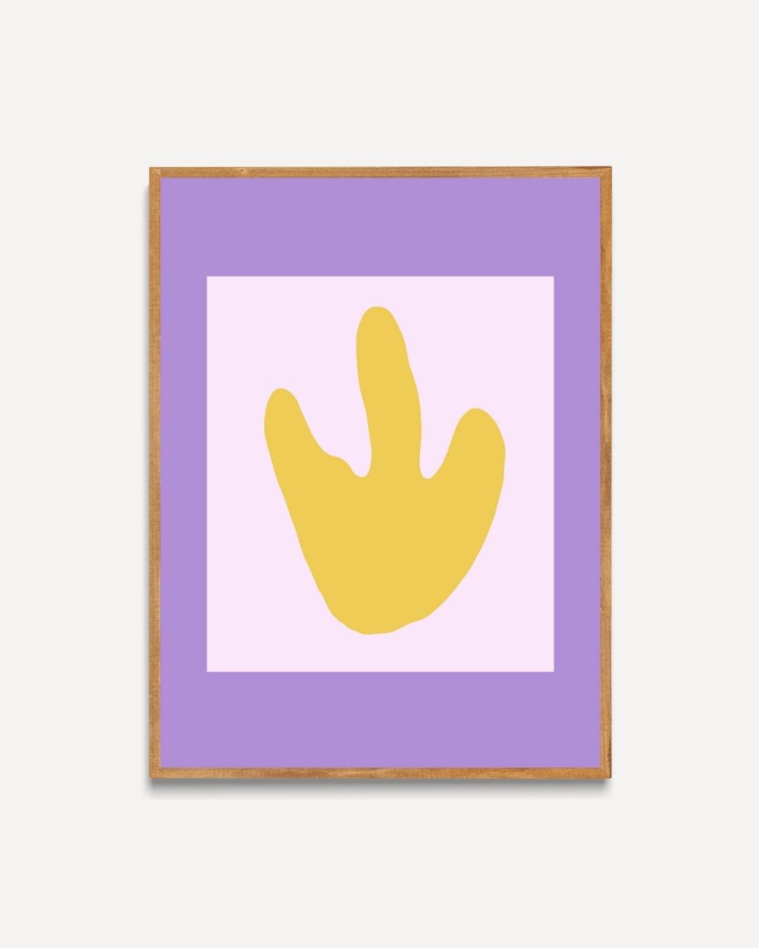 Abstract yellow Poster