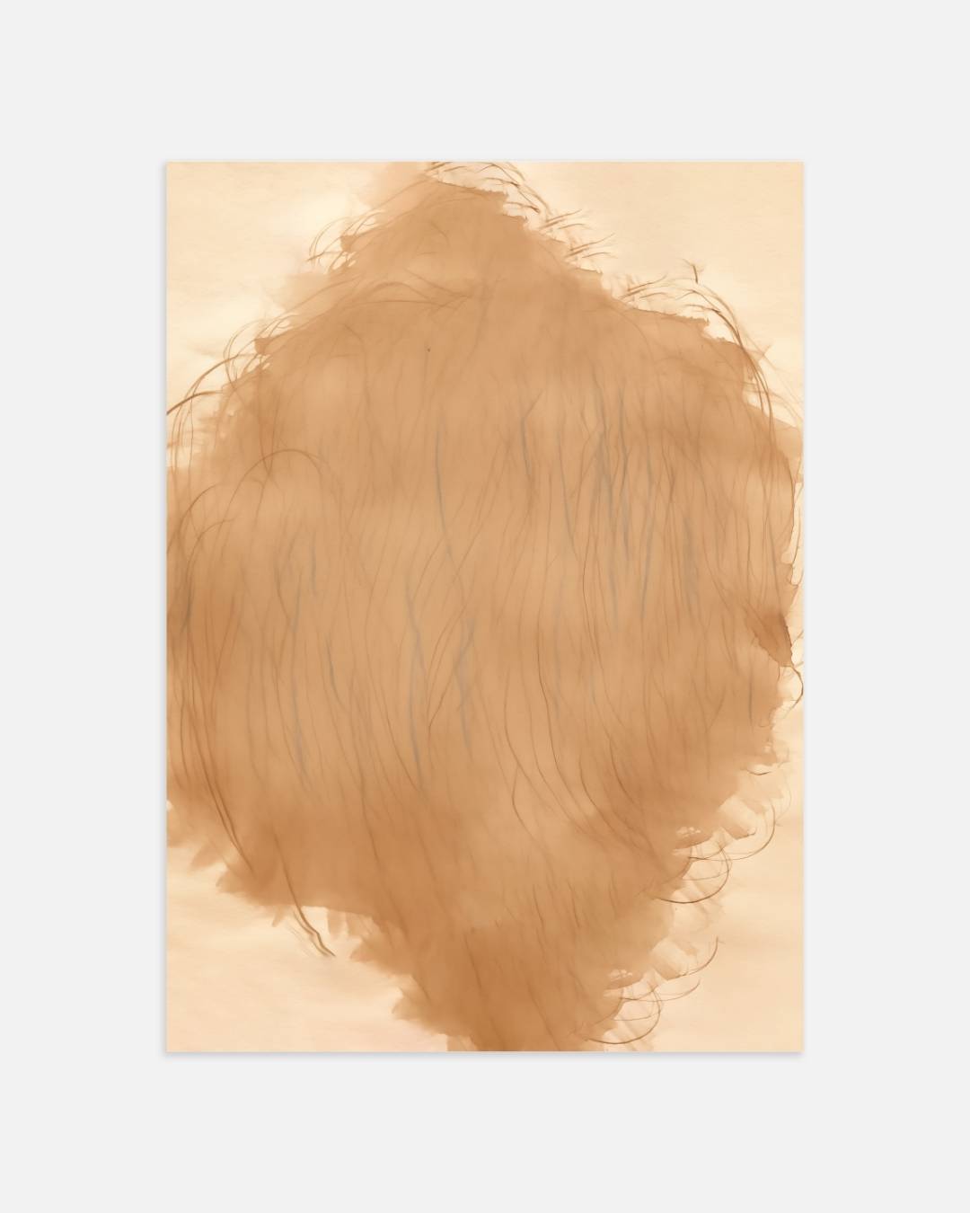 Abstracte organische vormen Poster