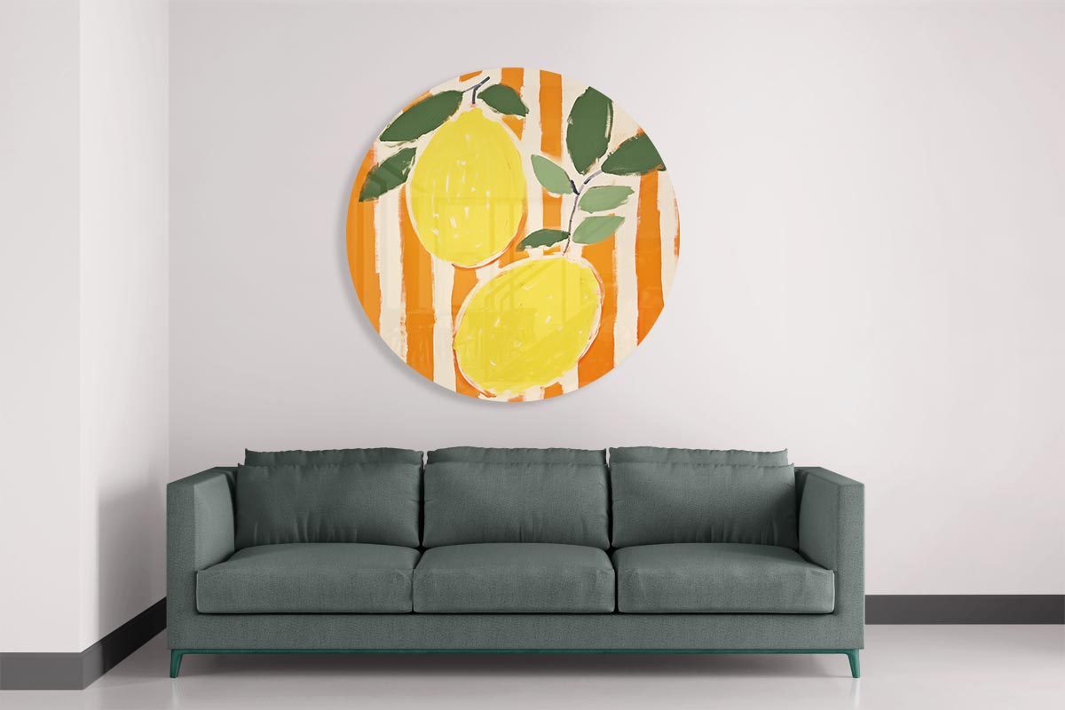 Citrus Dromen Muurcirkel-WallArtistic