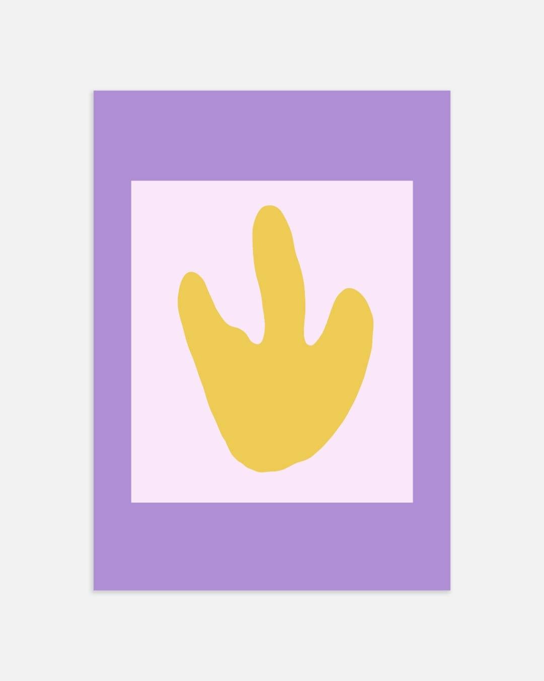 Abstract yellow Poster