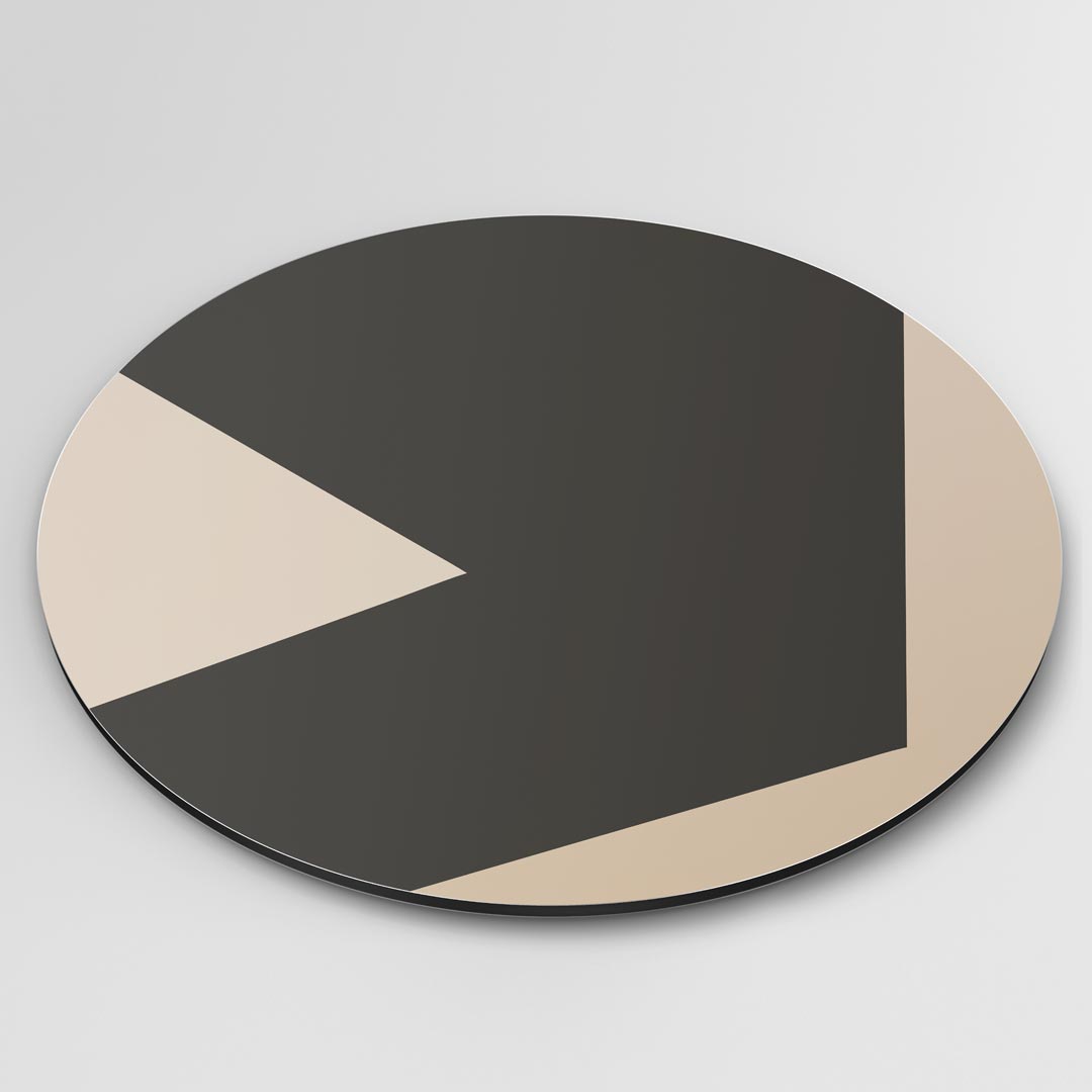 Minimalistische Geometrische Muurcirkel