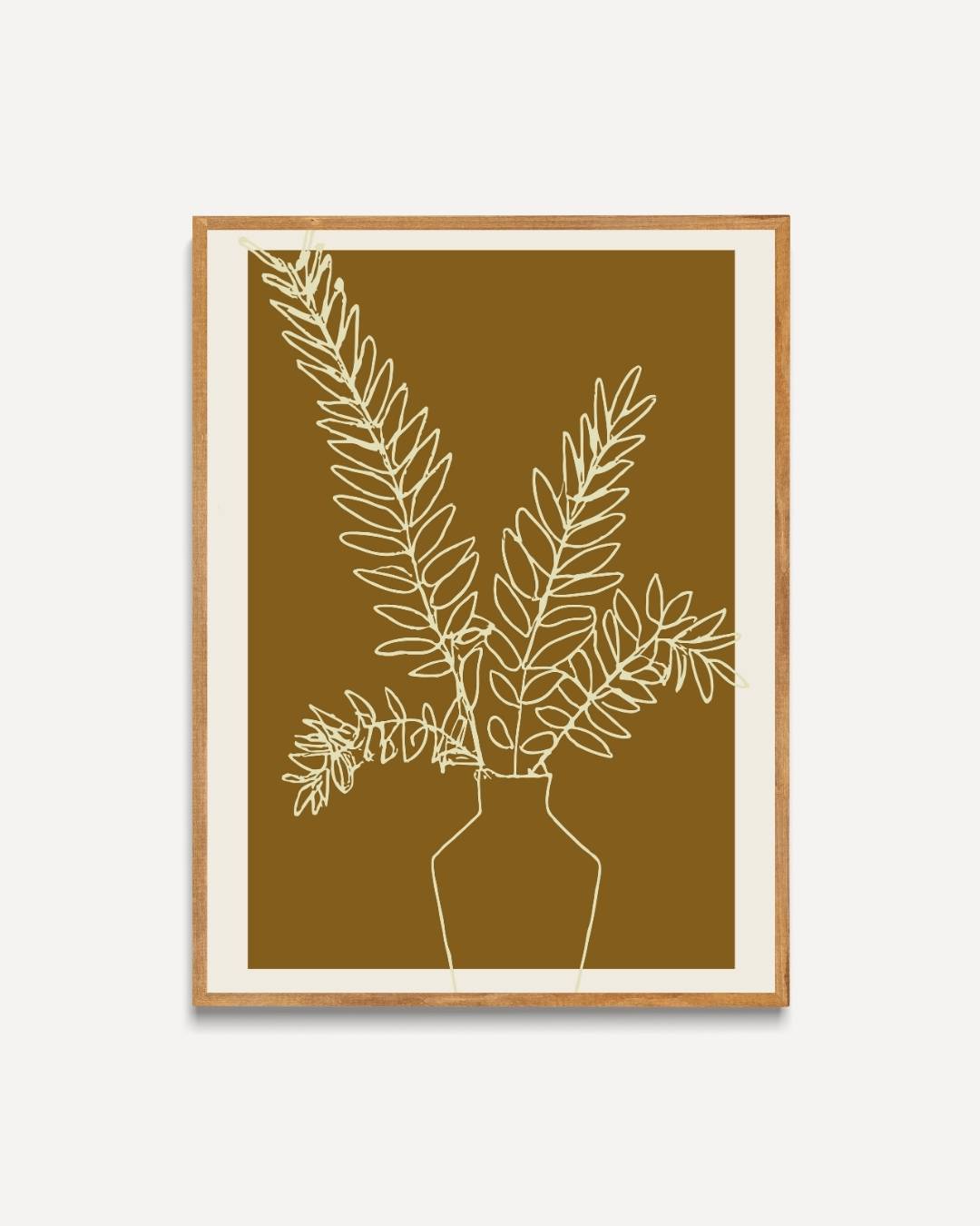 Retro botanische schets Poster