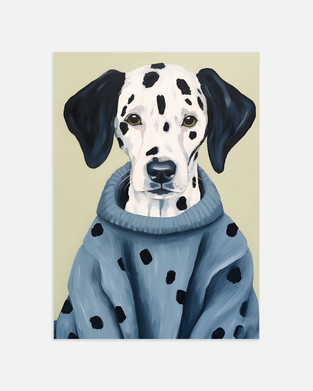 Dalmatier met trui Poster