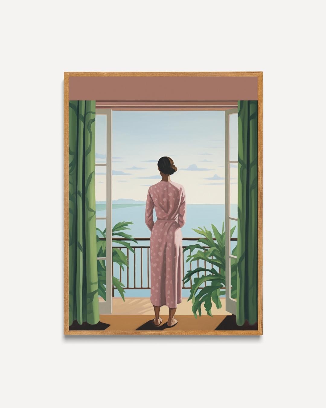 Poster mit Blick auf den Horizont