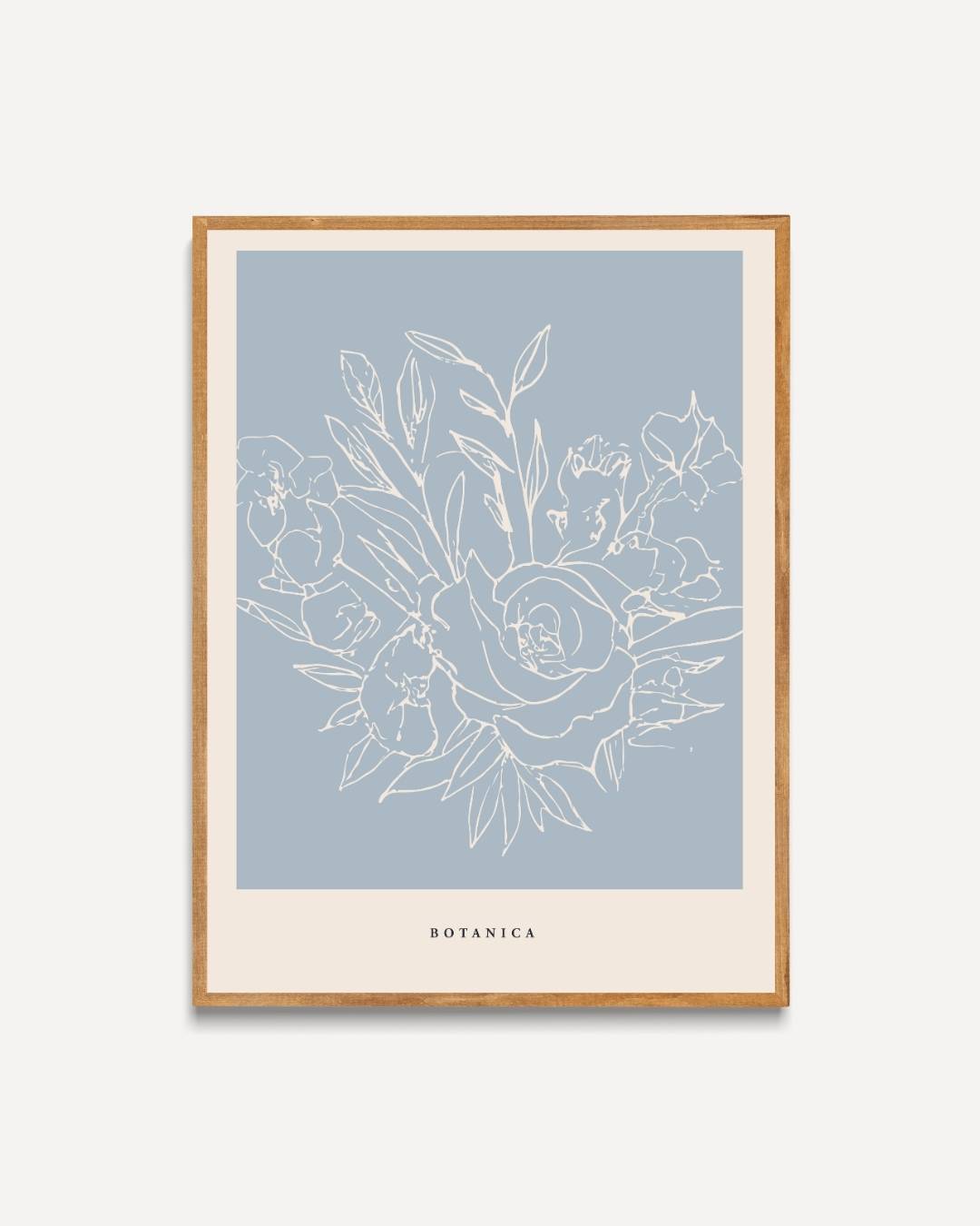Botanische lijntekening Poster