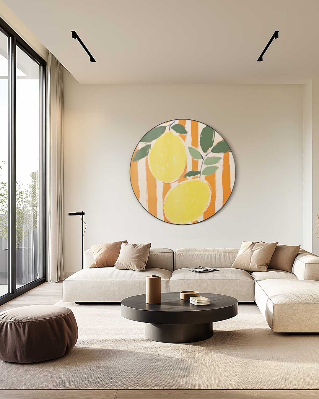 Citrus Dromen Muurcirkel-WallArtistic