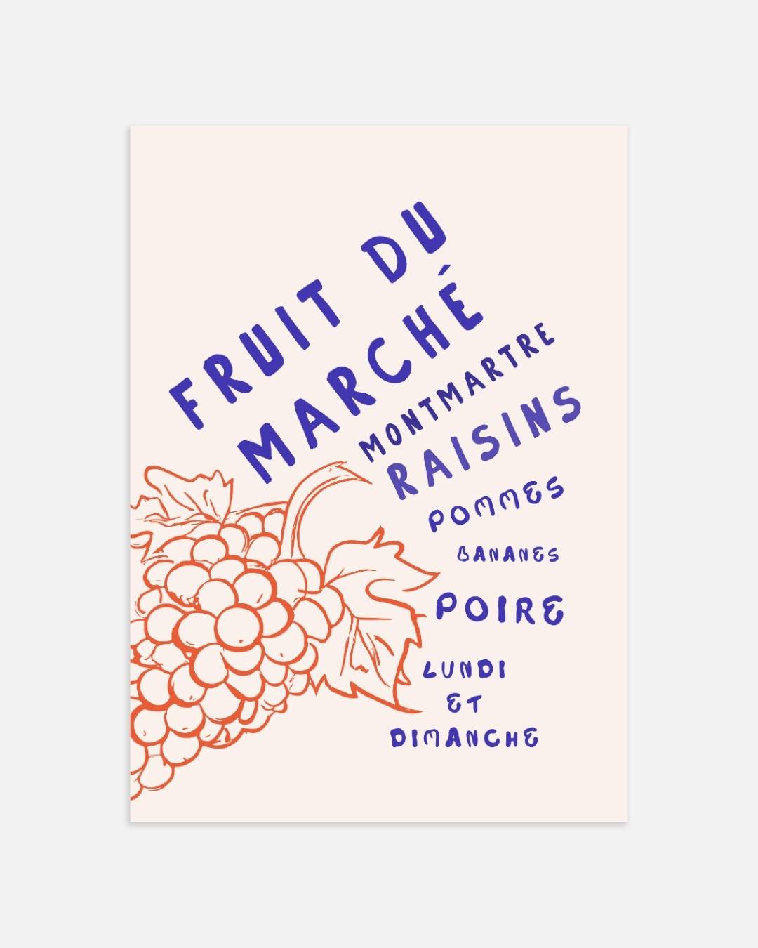 Fruit du marché Poster