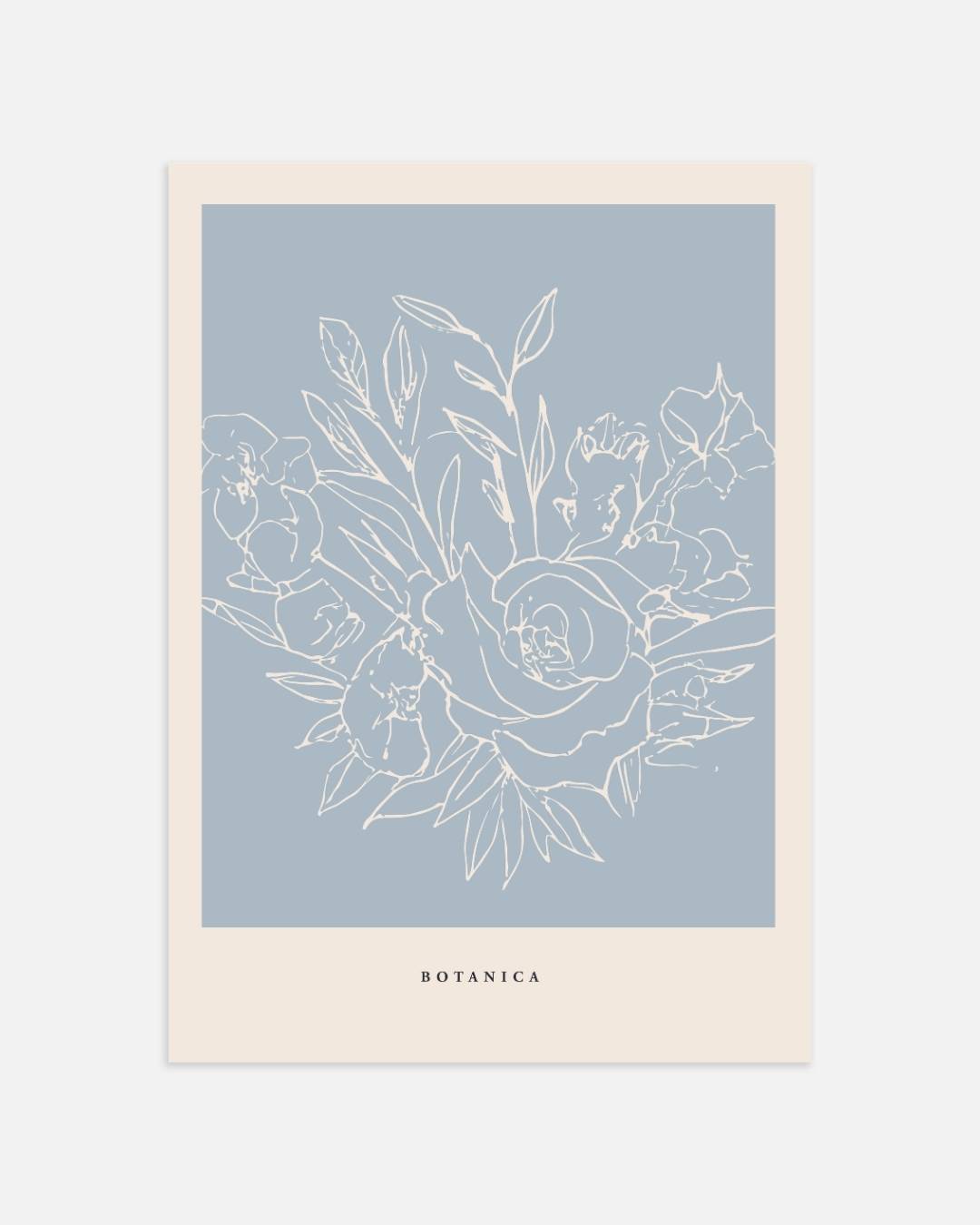 Botanische lijntekening Poster
