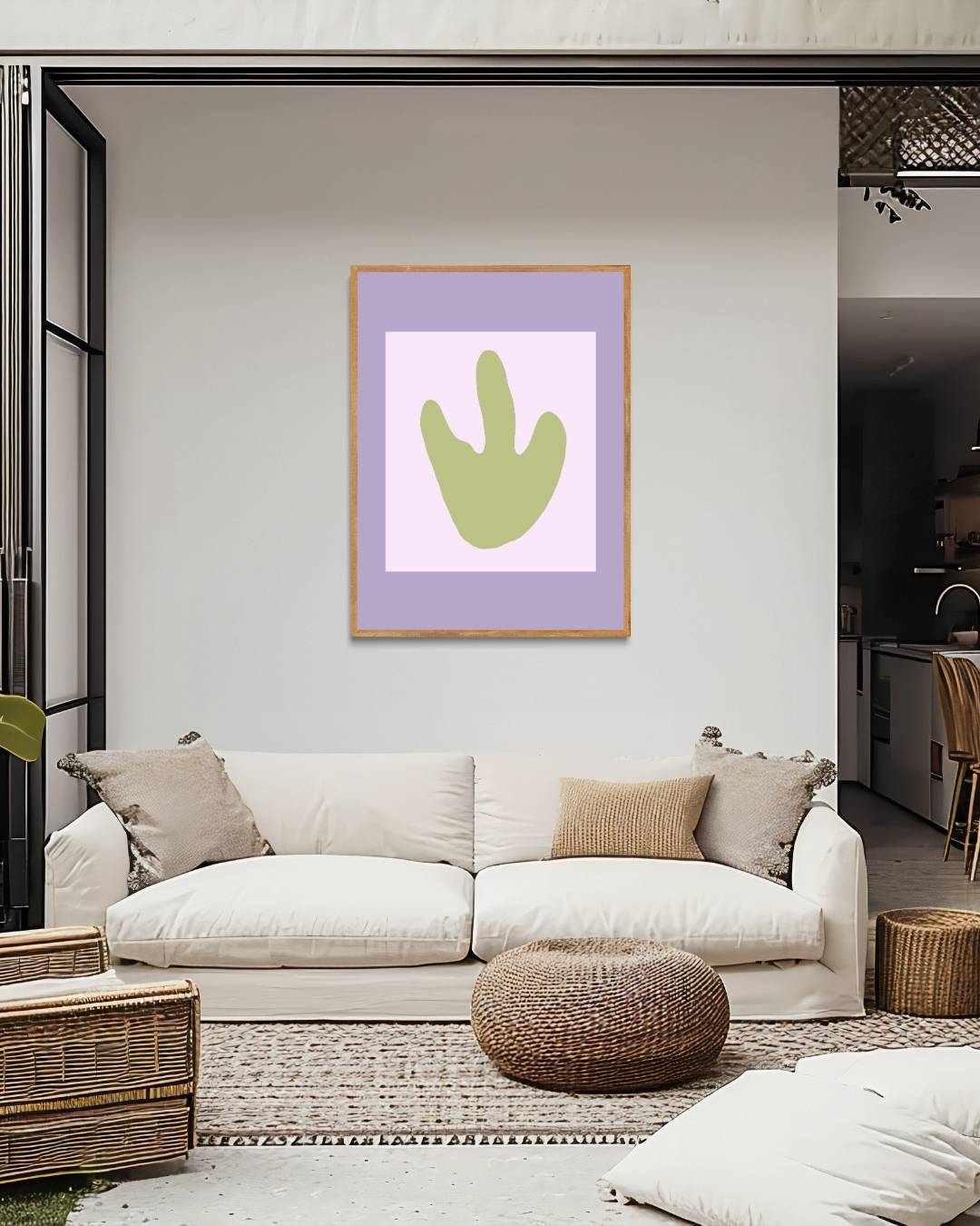 Abstract green Poster