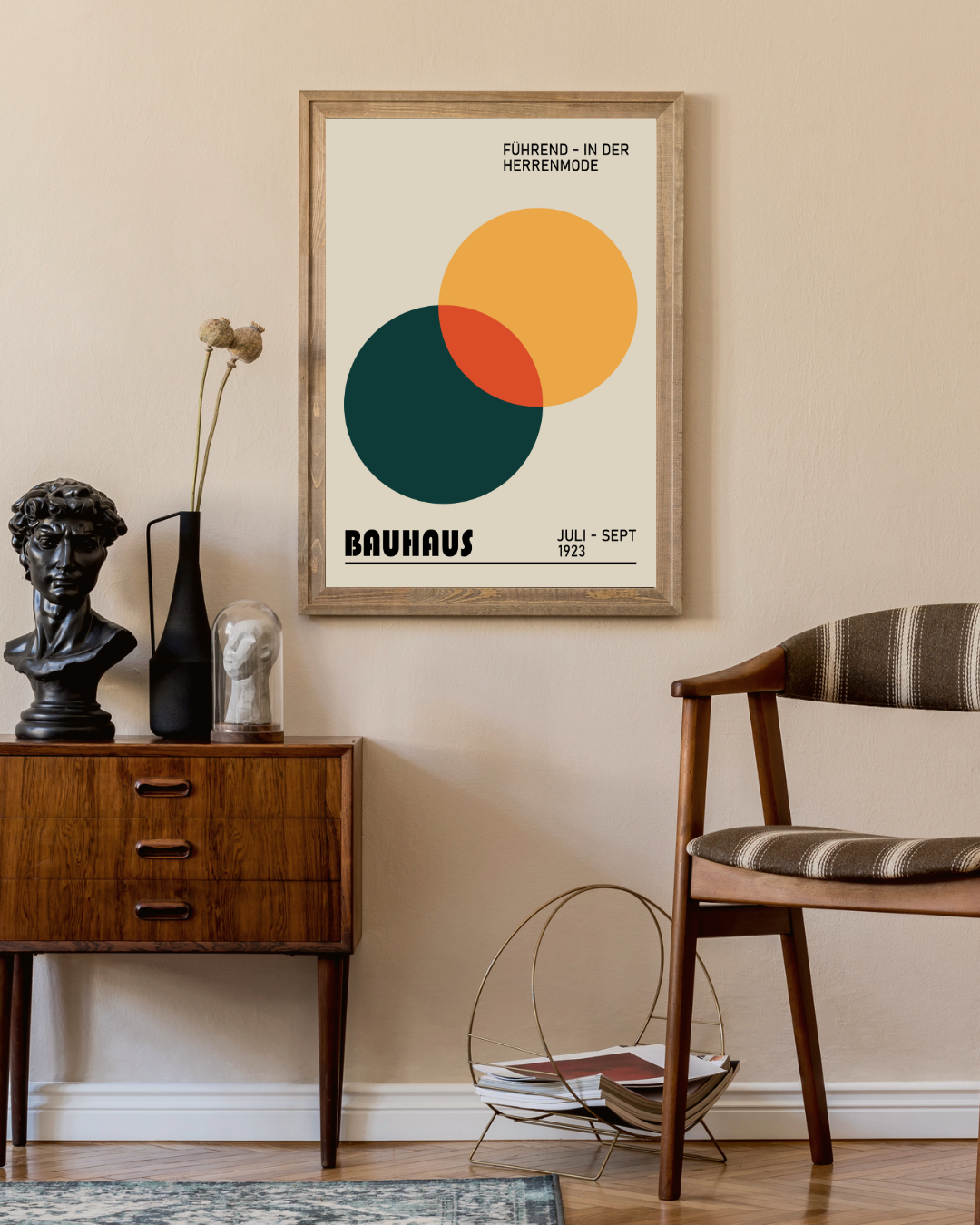 Bauhaus führend - in der herrenmode Poster
