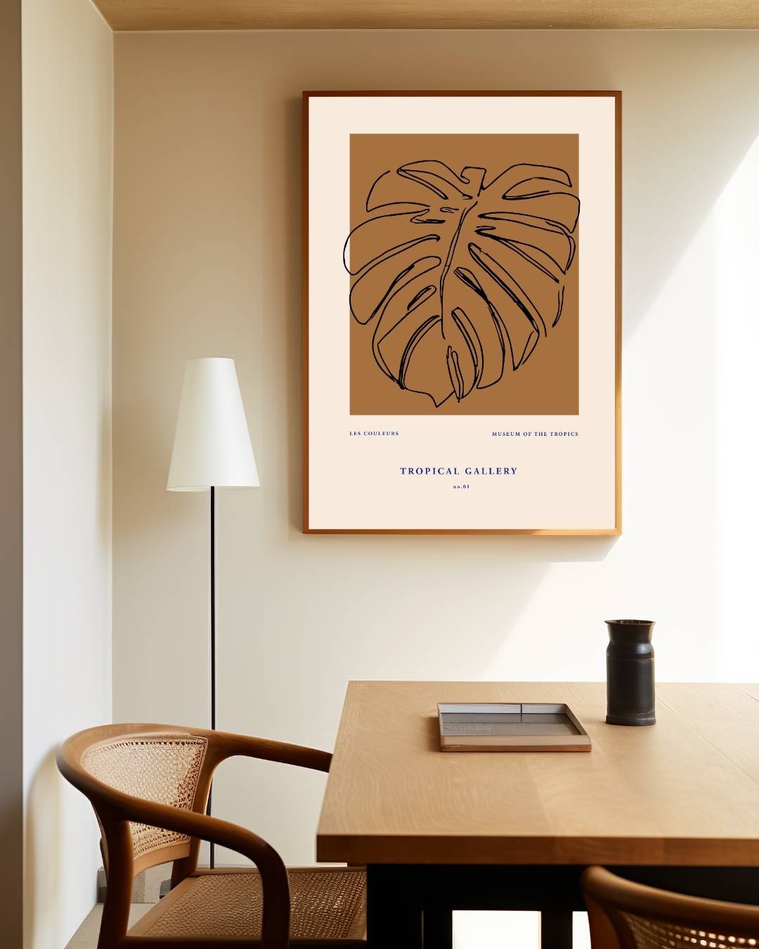 Kunstzinnige monstera Poster