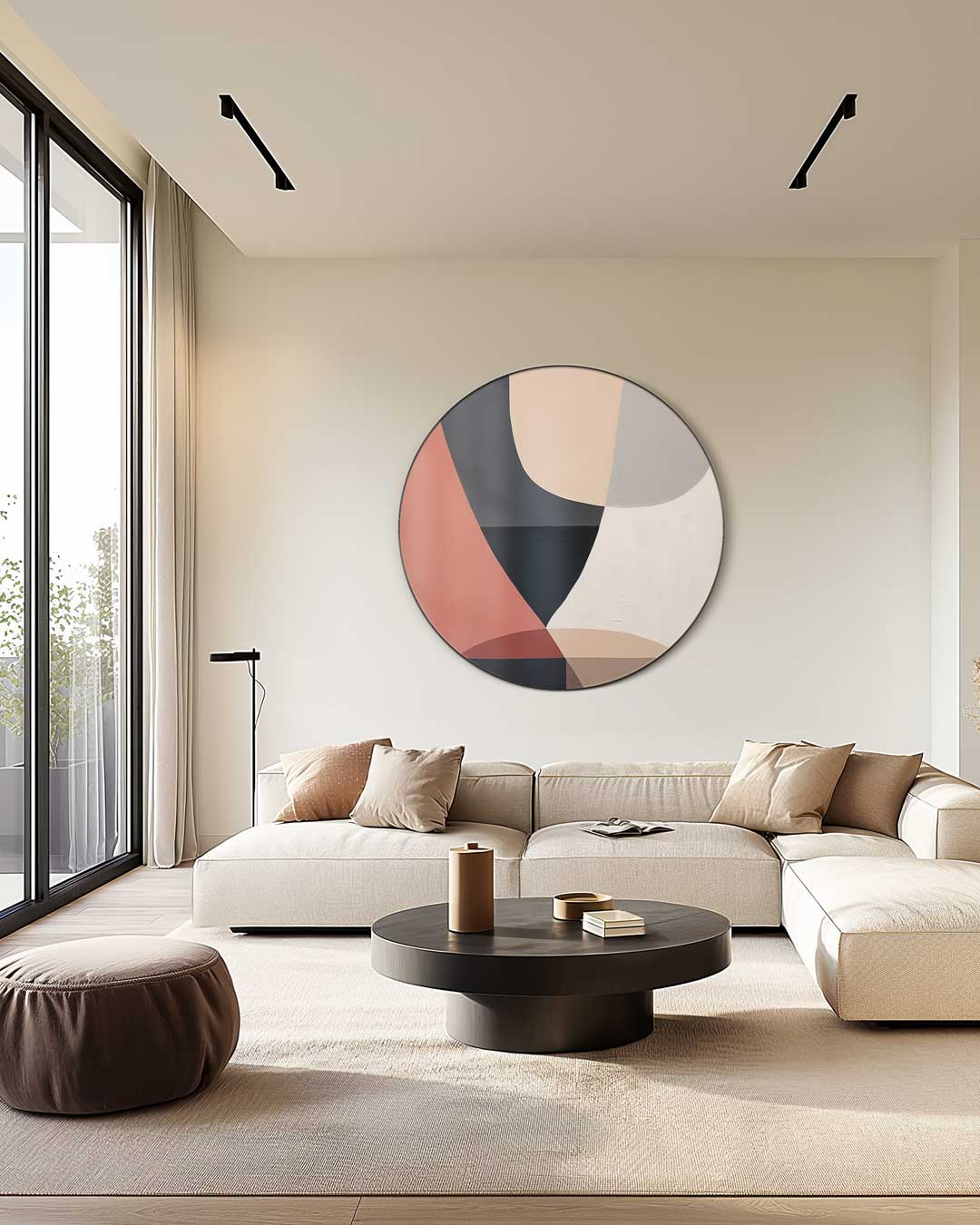 Moderne Abstracte Muurcirkel