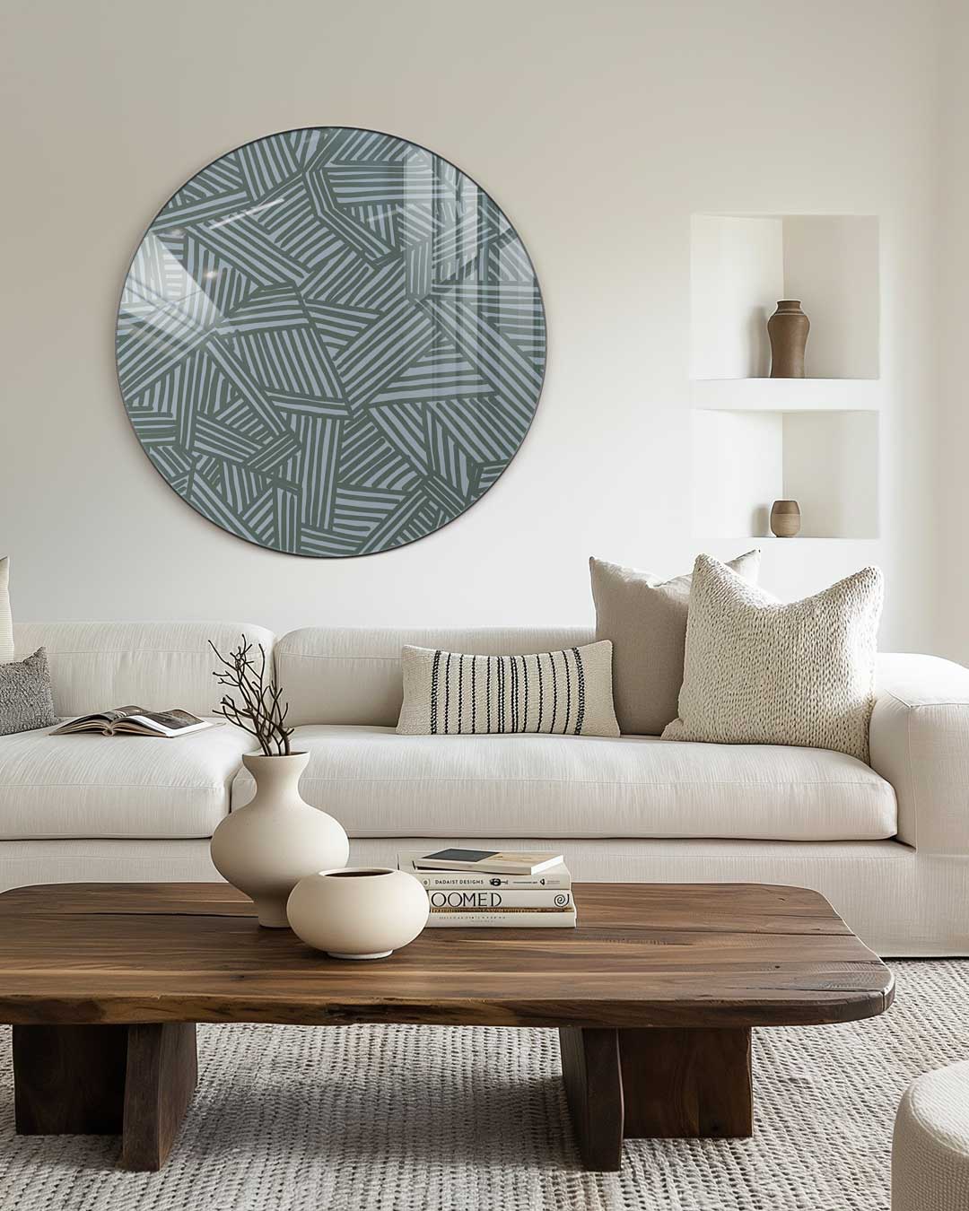 Trendy Geometrische Muurcirkel