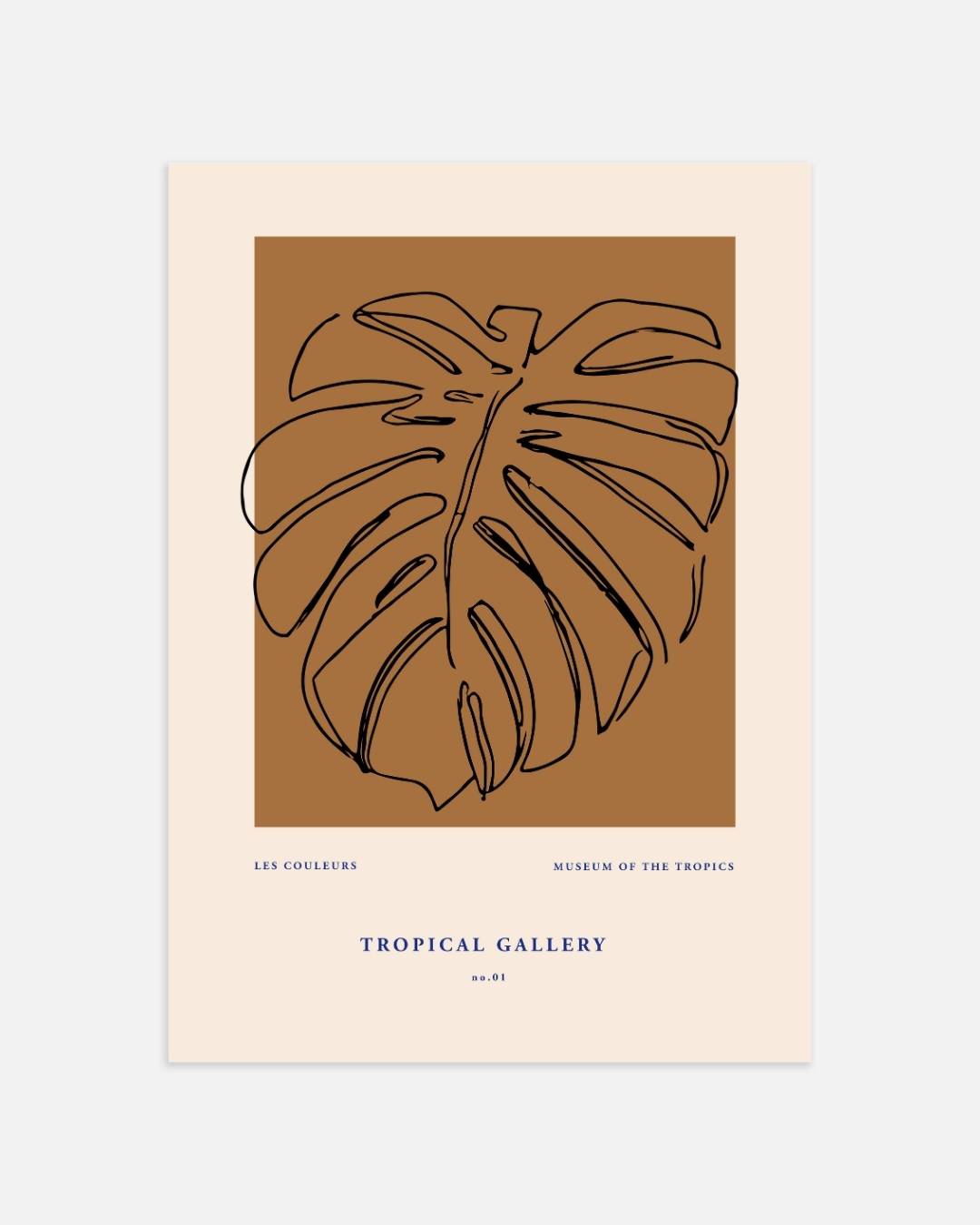 Kunstzinnige monstera Poster
