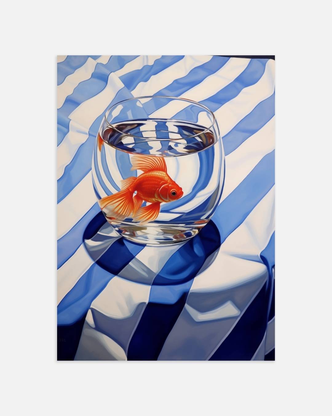 Goudvis in kom Poster