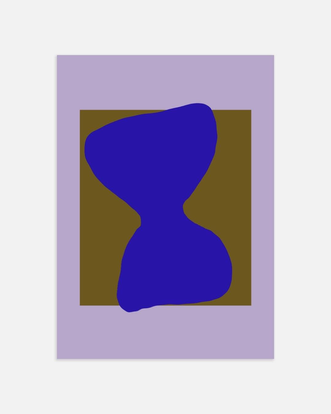 Abstract hourglass Poster