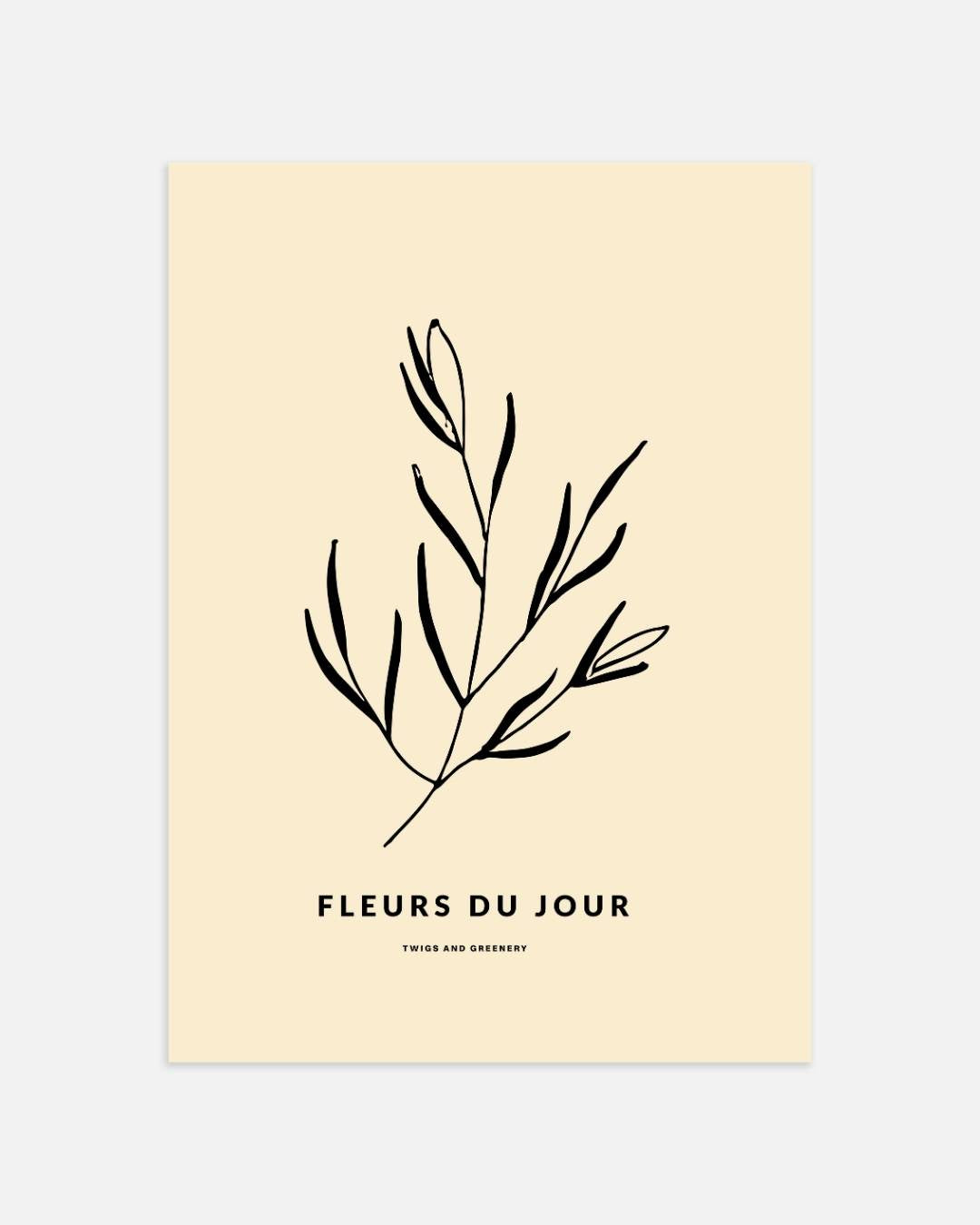 Fleurs du jour takken Poster