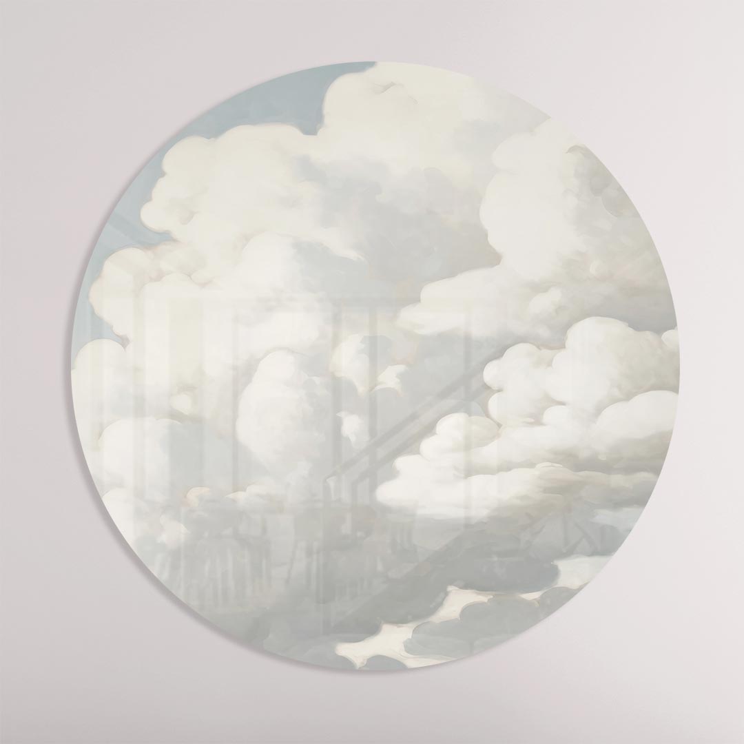 Dromerige Wolken Muurcirkel