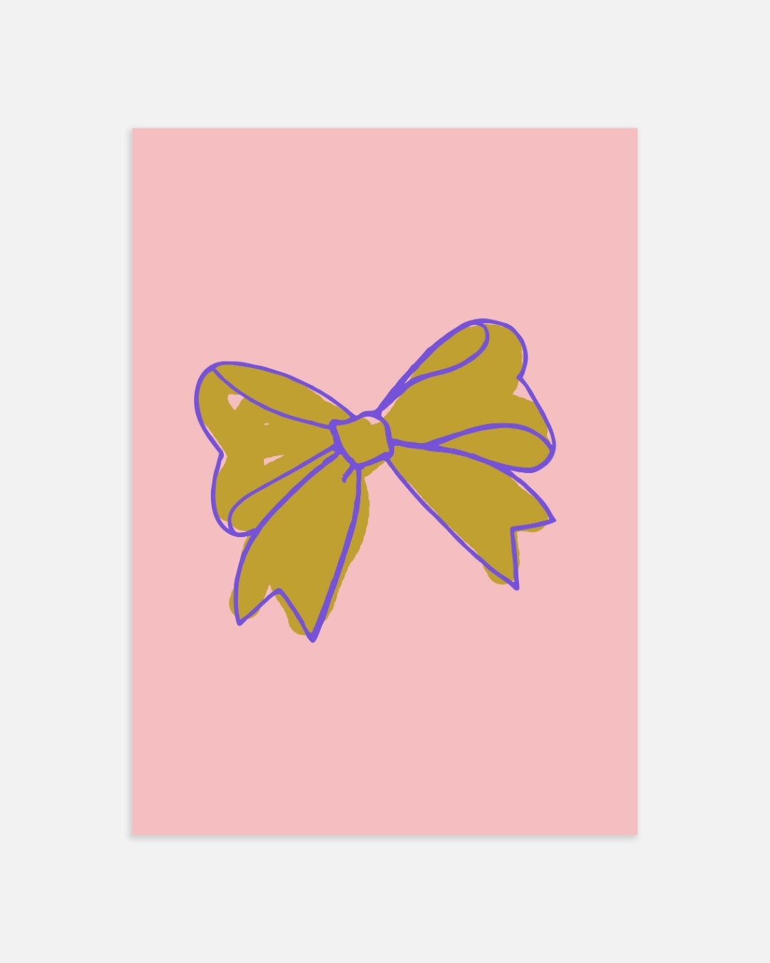 Strik Illustratie Poster