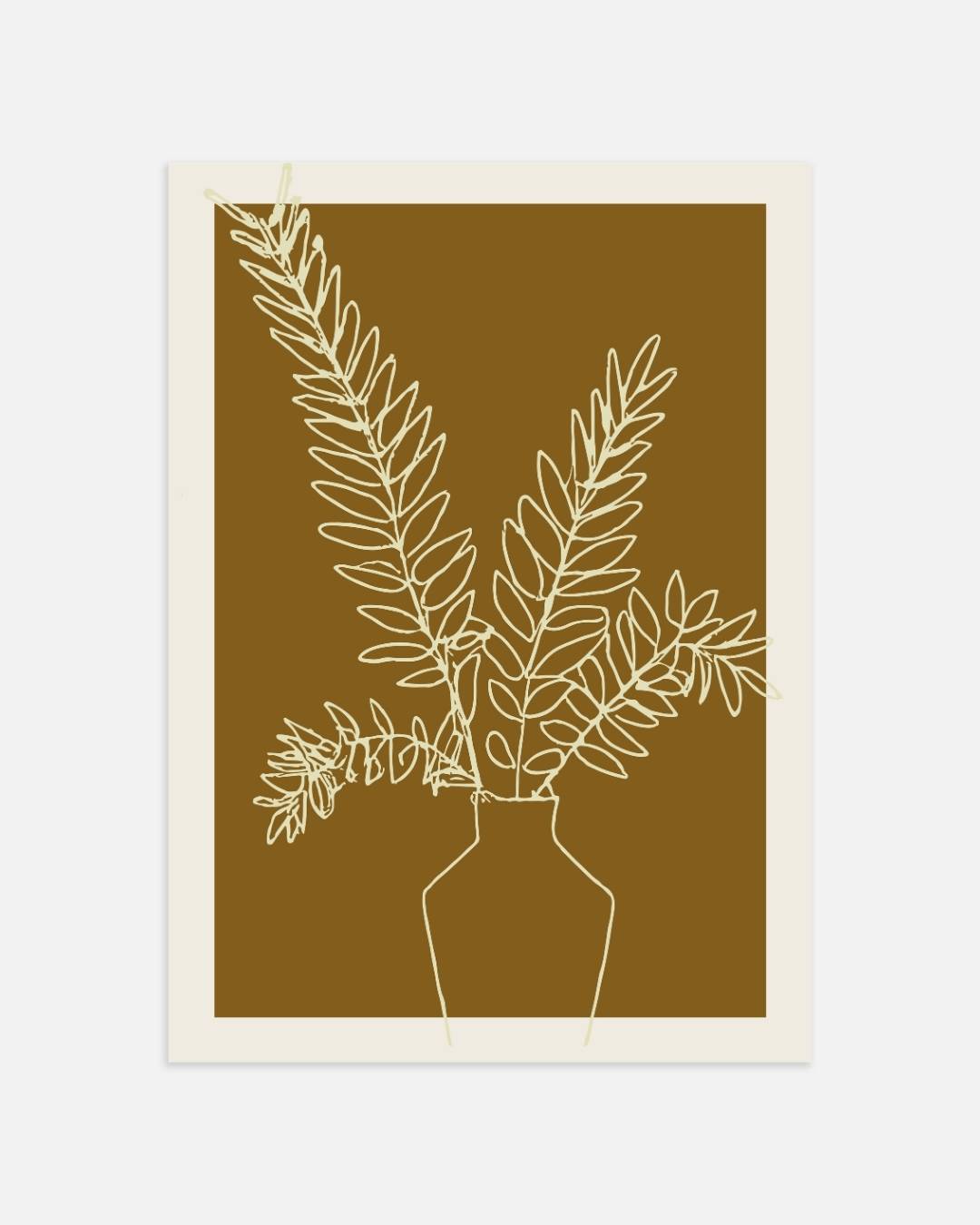 Retro botanische schets Poster