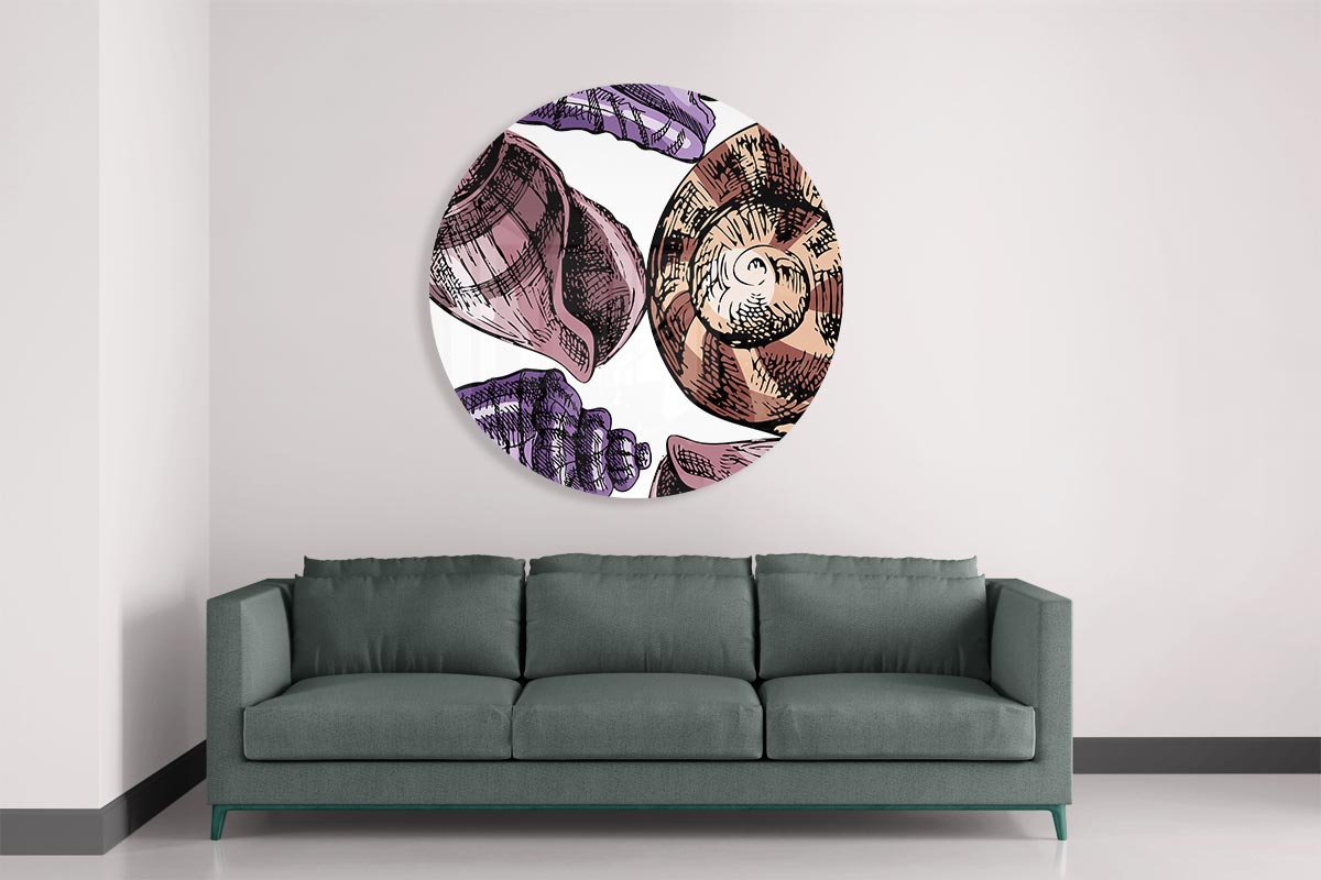 Schelpen Kunst Muurcirkel